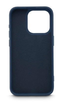 Hama Fantastic Feel, Cover, Apple, iPhone 15 Pro, 15,5 cm (6.1"), Dunkelblau