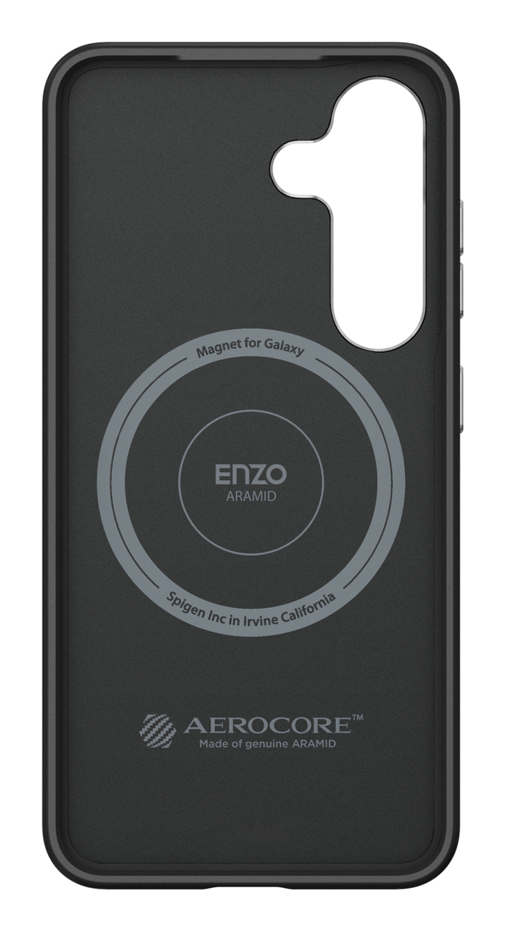 Samsung Spigen Enzo GP-FPS936PGA - Hintere Abdeckung für Mobiltelefon - Aramid-Magnet - Aramidfaser,