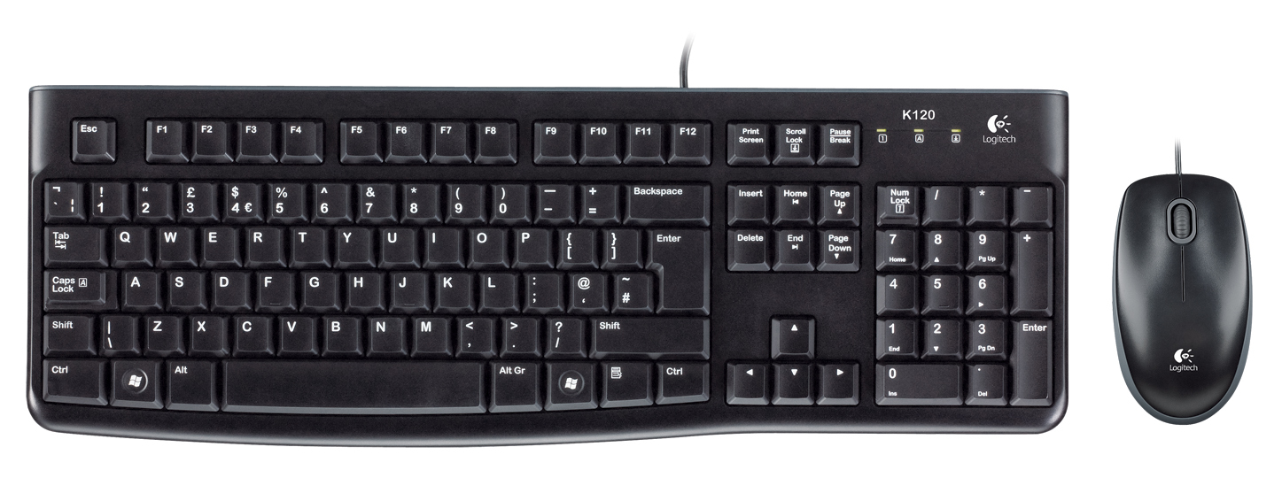 Logitech Desktop MK120 - Tastatur-und-Maus-Set