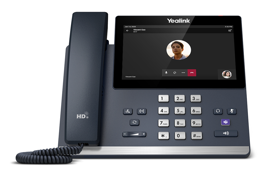 Yealink MP56 E2-Mannschaften, IP-Telefon, Grau, Kabelgebundenes Mobilteil, LCD, 17,8 cm (7"), 800 x