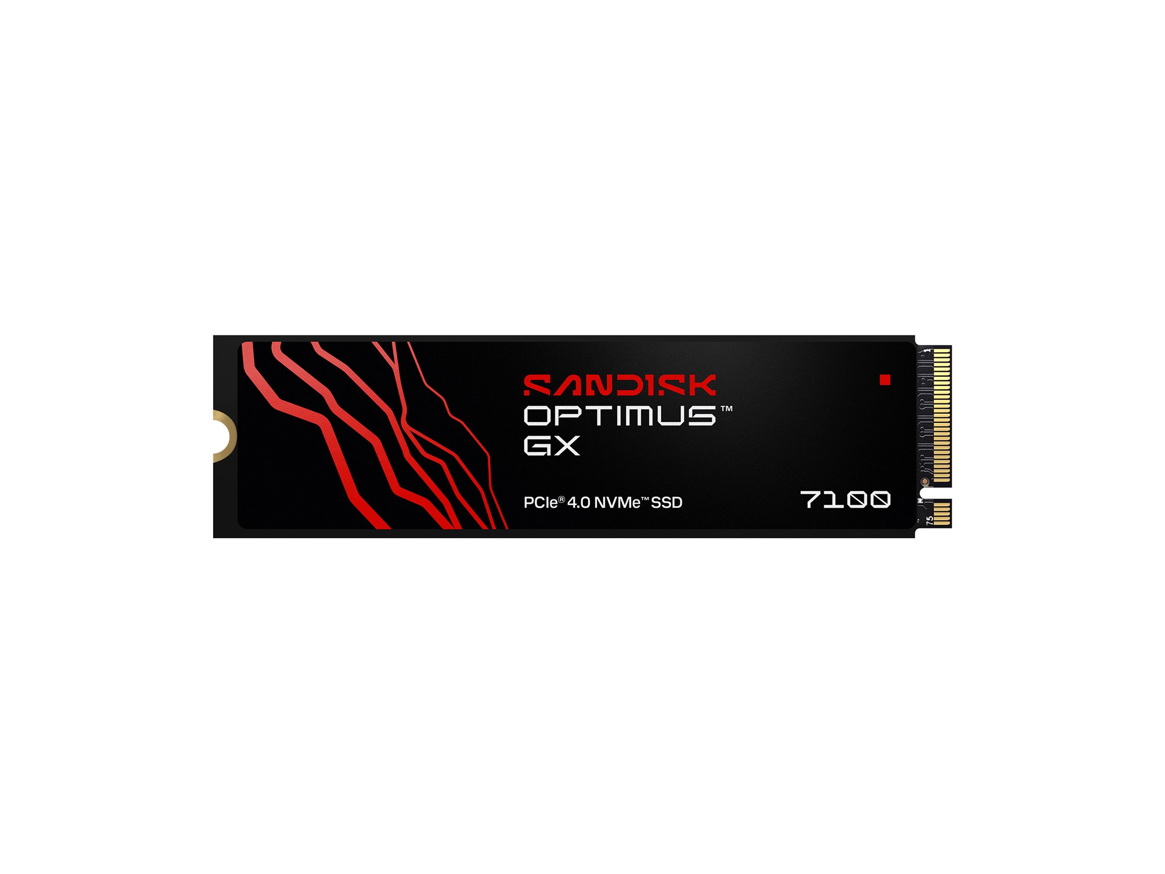 SanDisk Optimus GX 7100 - SSD - 500 GB - intern - M.2 2280 - PCIe 4.0 x4 (NVMe)