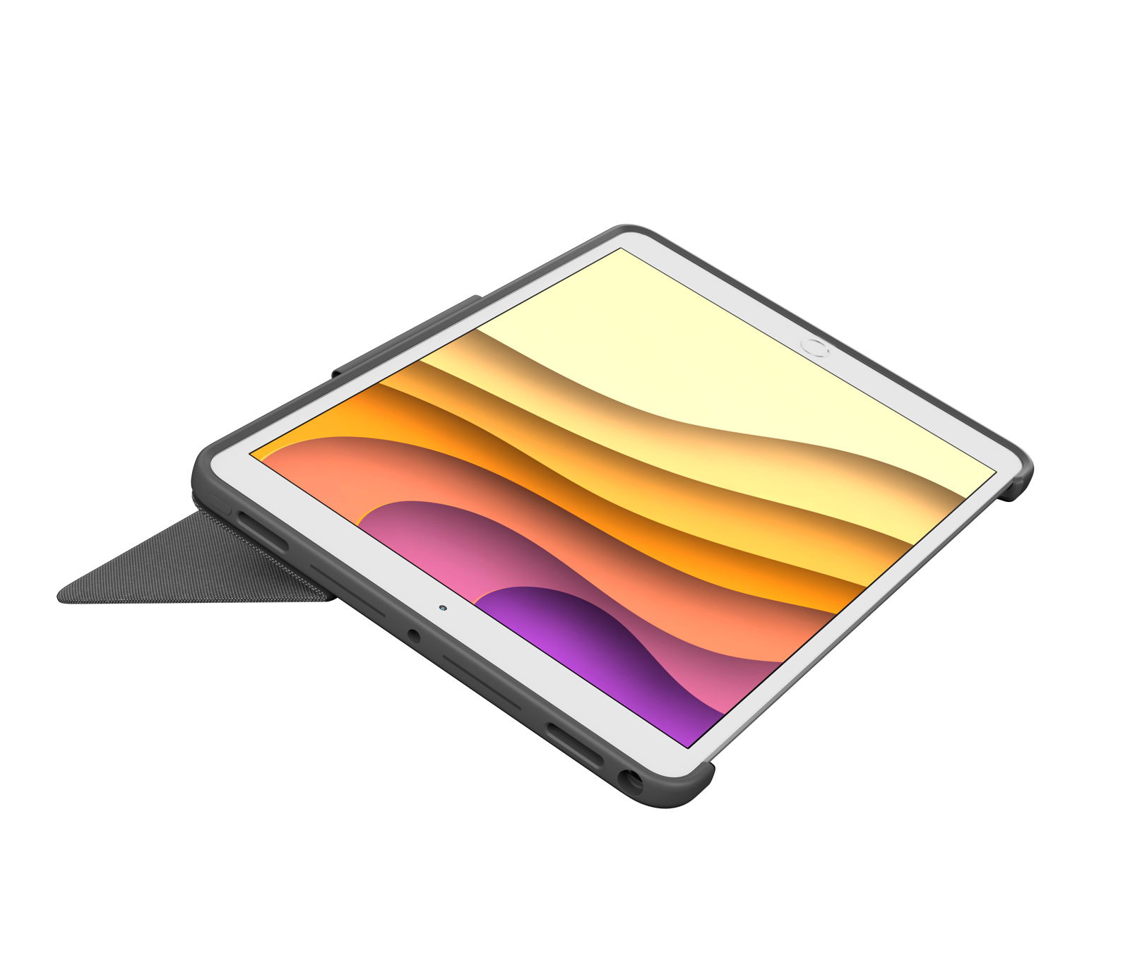 Logitech Combo Touch - Tastatur und Foliohülle - mit Trackpad - hintergrundbeleuchtet - Apple Smart