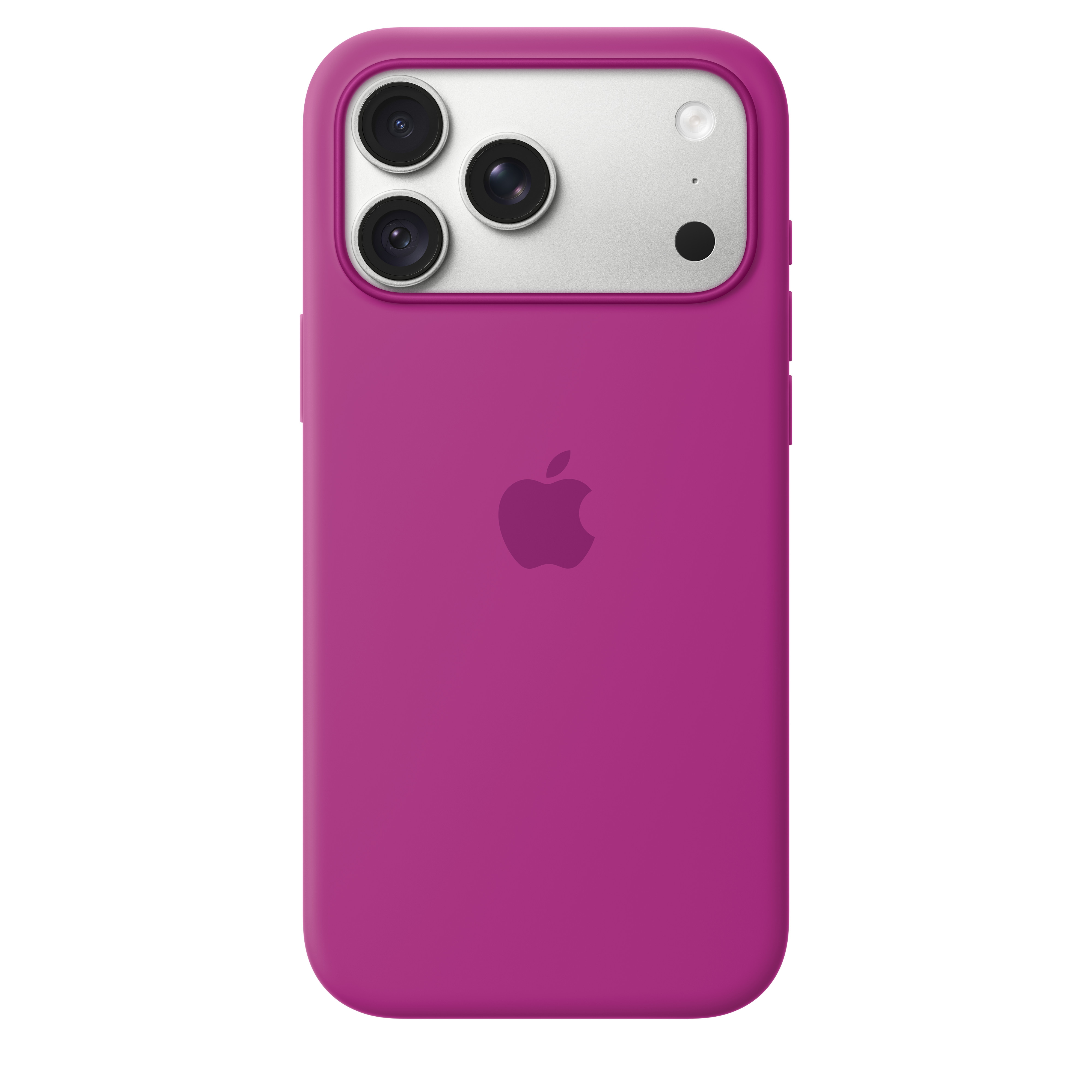 Apple iPhone 18 Pro Max Silicone Case with MagSafe Magenta