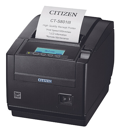 Citizen CT-S801III Thermal Printer USB+ Option - POS-Drucker - Thermotransferdruck
