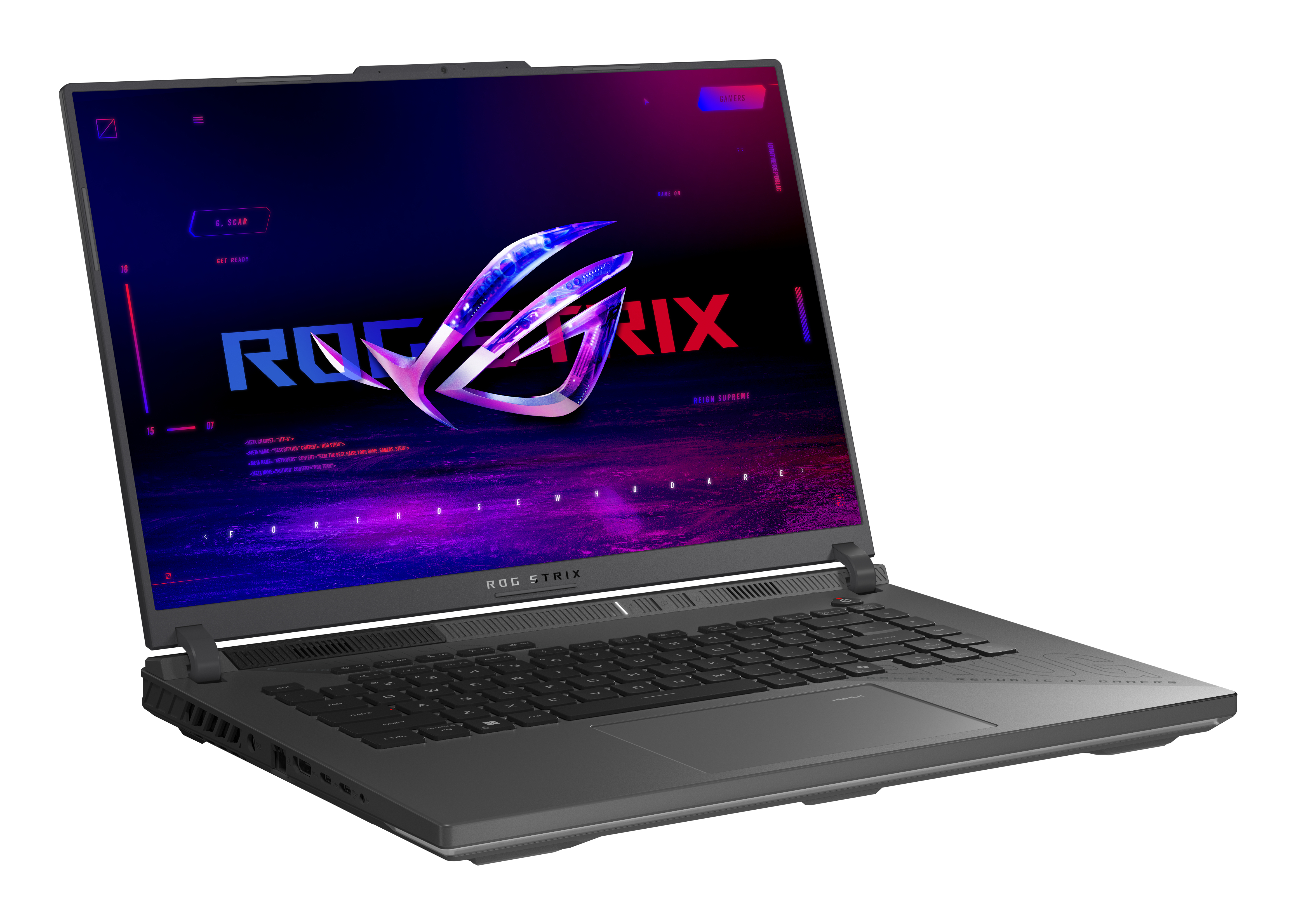 ASUS ROG Strix G16 G614FP-S5008W, AMD Ryzen? 9, 2,5 GHz, 40,6 cm (16"), 2560 x 1600 Pixel, 32 GB, 1