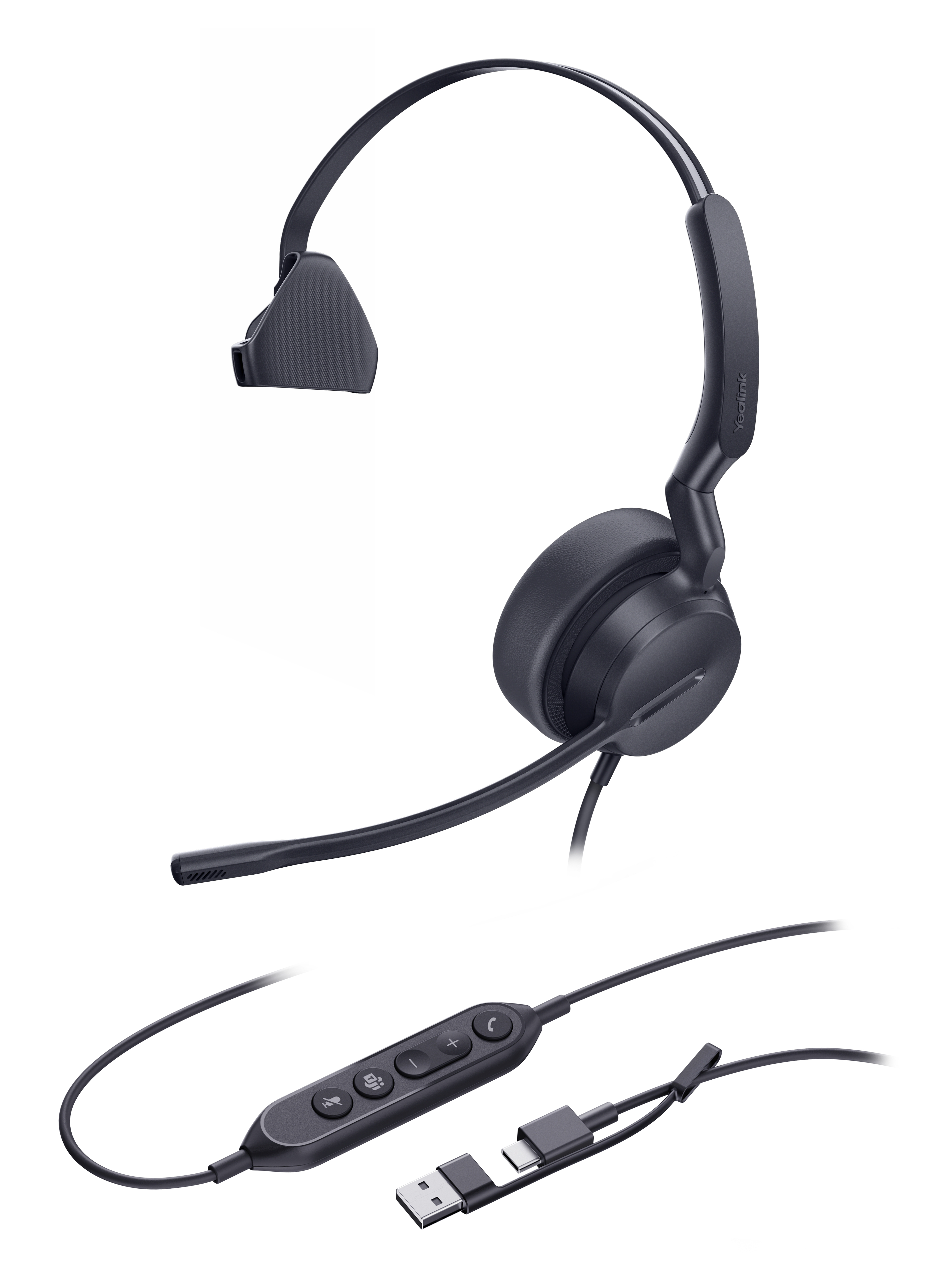 Yealink UH42 Mono - Headset - On-Ear - kabelgebunden