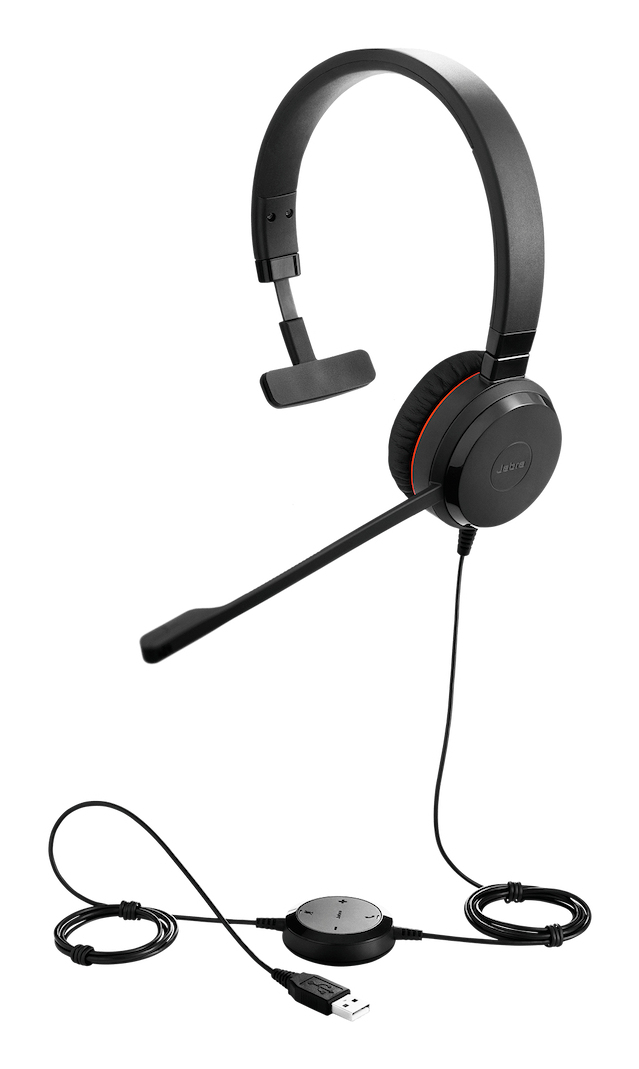 Jabra Evolve 30 II UC stereo - Headset - On-Ear