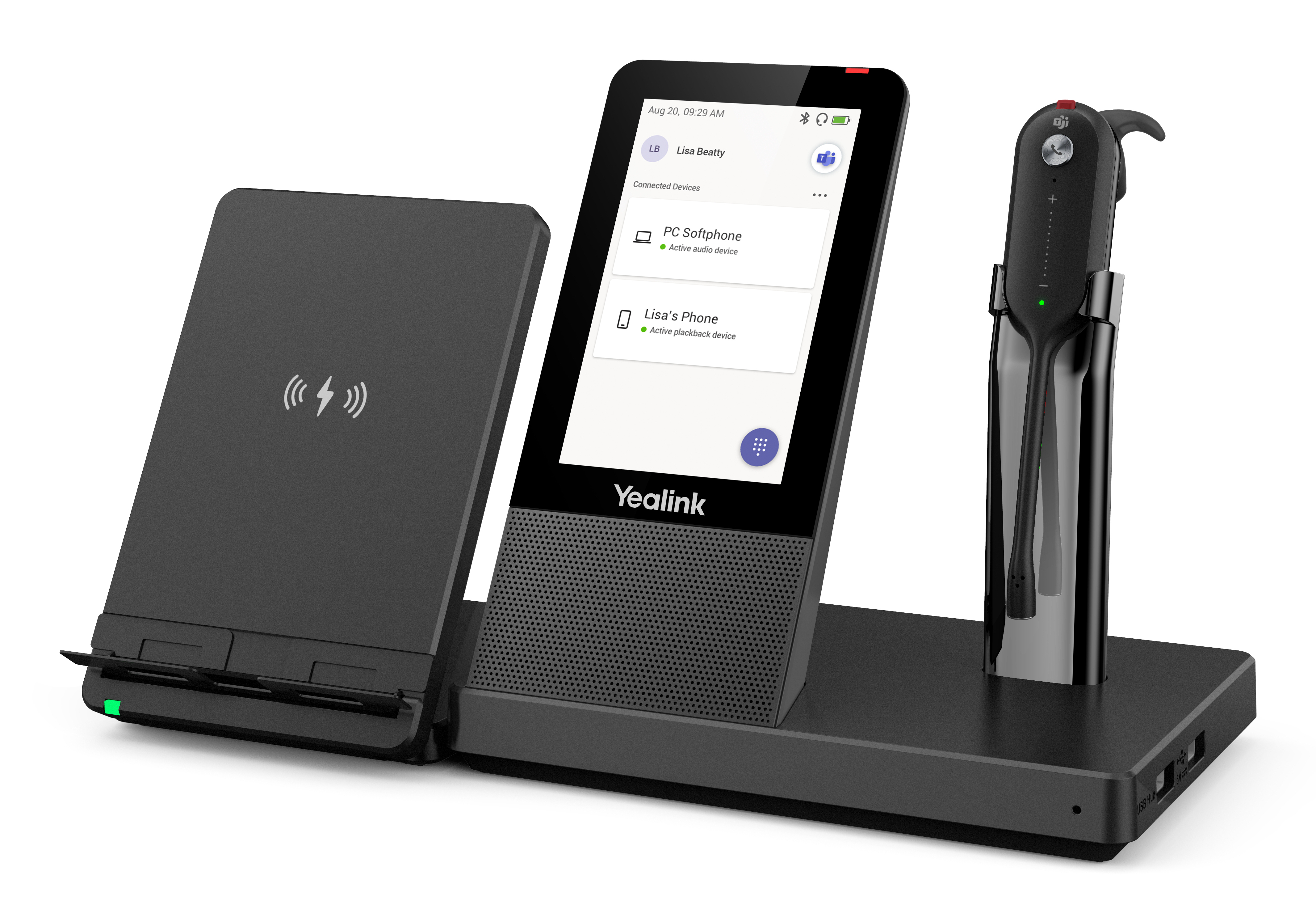Yealink WH67 - Headset - im Ohr - konvertierbar
