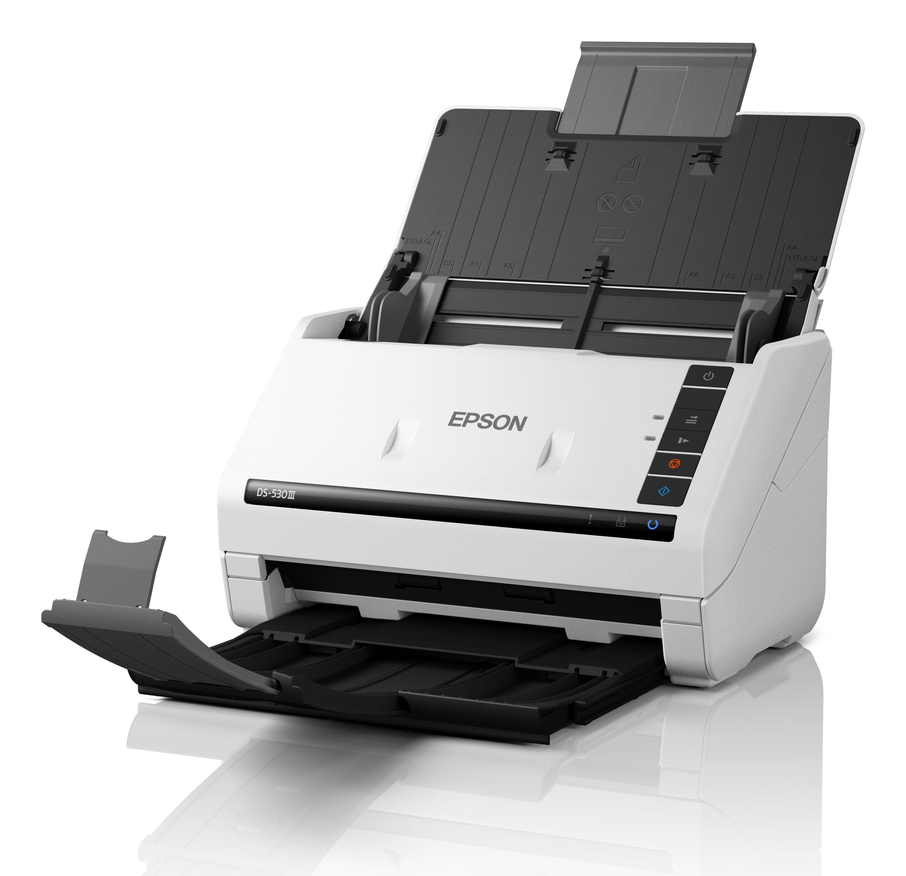 Epson WorkForce DS-530III - Dokumentenscanner - Duplex - A4 - 600 dpi x 600 dpi - bis zu 40 Seiten/M