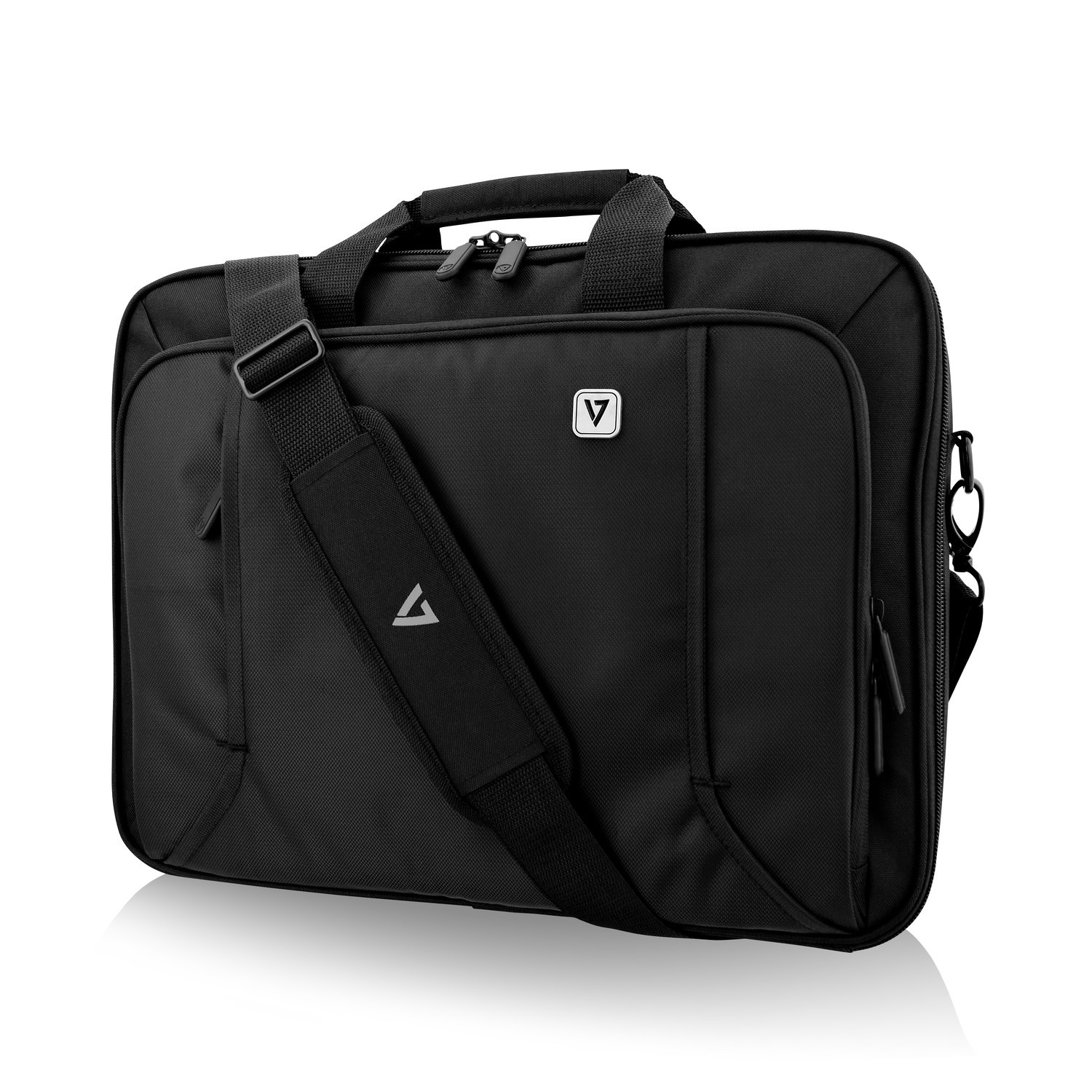 V7 FrontLoad-Geschäftstasche für Laptops mit 17", Aktenkoffer, 43,9 cm (17.3"), Schultergurt, 650 g