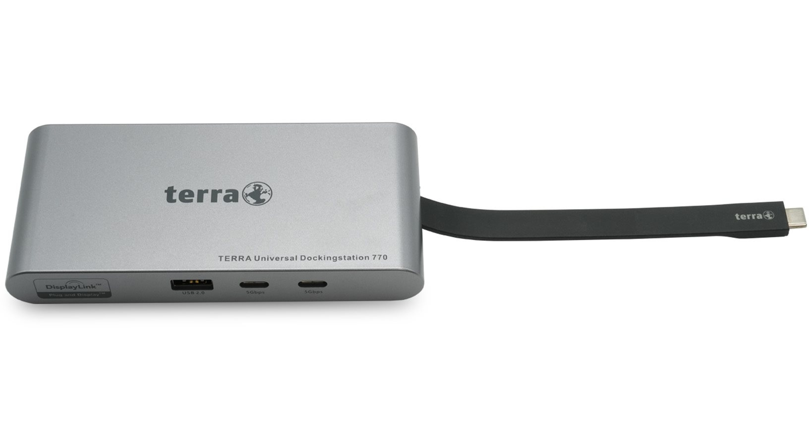 TERRA MOBILE Dockingstation 770 USB-C Dual Display Dockingstation mit Dual Display für unterwegs!, K