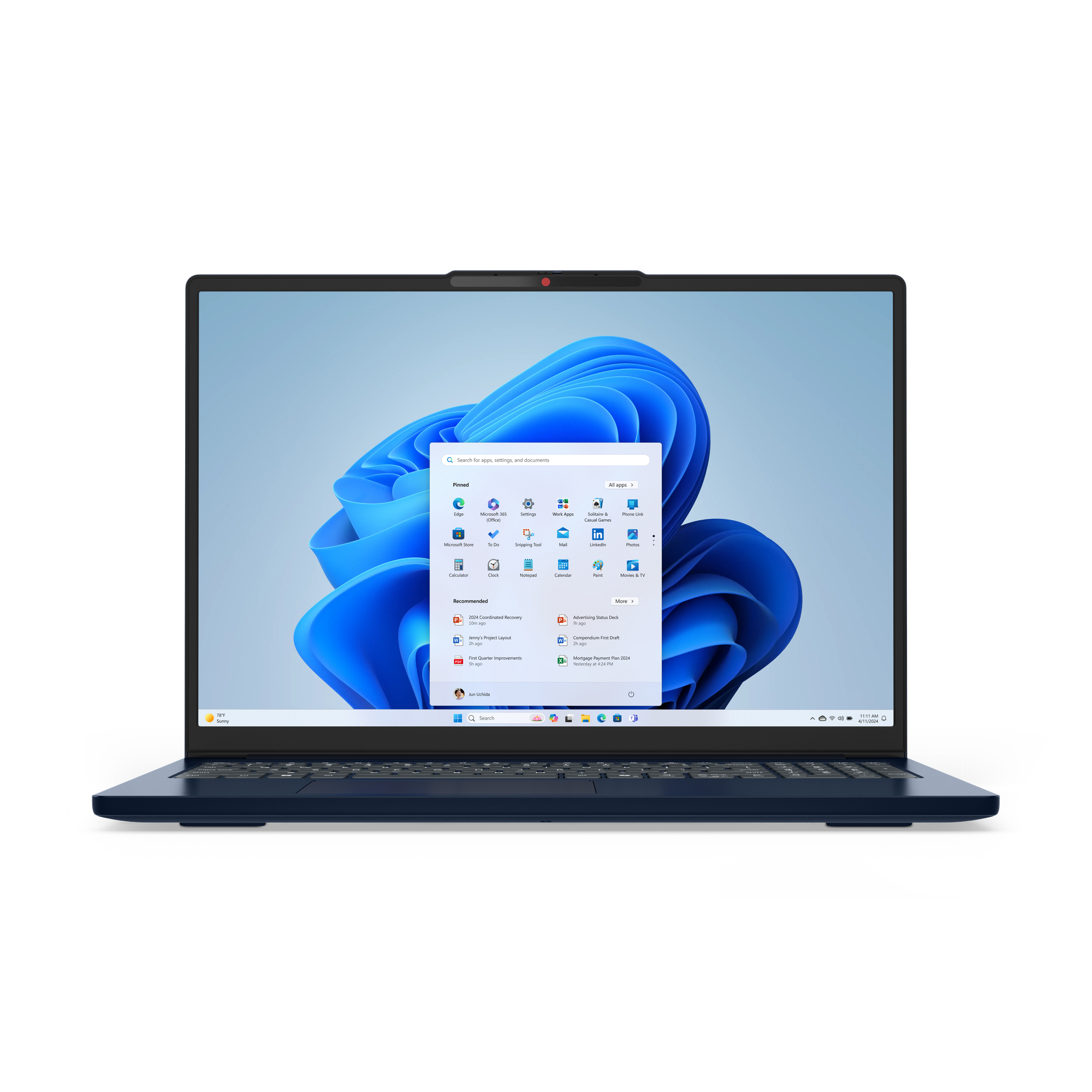 Lenovo IdeaPad Slim 3 16IRH10, Intel® Core? i5, 40,6 cm (16"), 1920 x 1200 Pixel, 16 GB, 1 TB, Blau