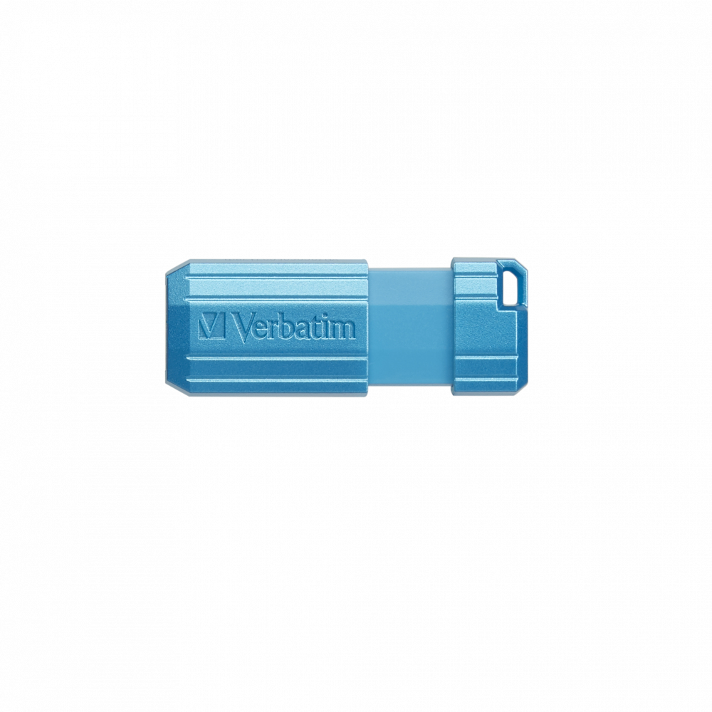 Verbatim PinStripe, 128 GB, USB Typ-A, 2.0, 12 MB/s, Kappe, Blau