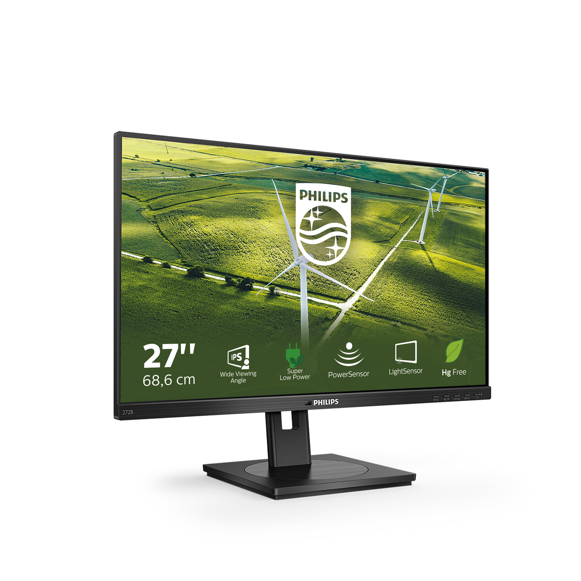 Philips B-line 272B1G Monitor 68.6cm (27") Full HD, IPS, 4ms, HDMI, Displayport, DVI, USB