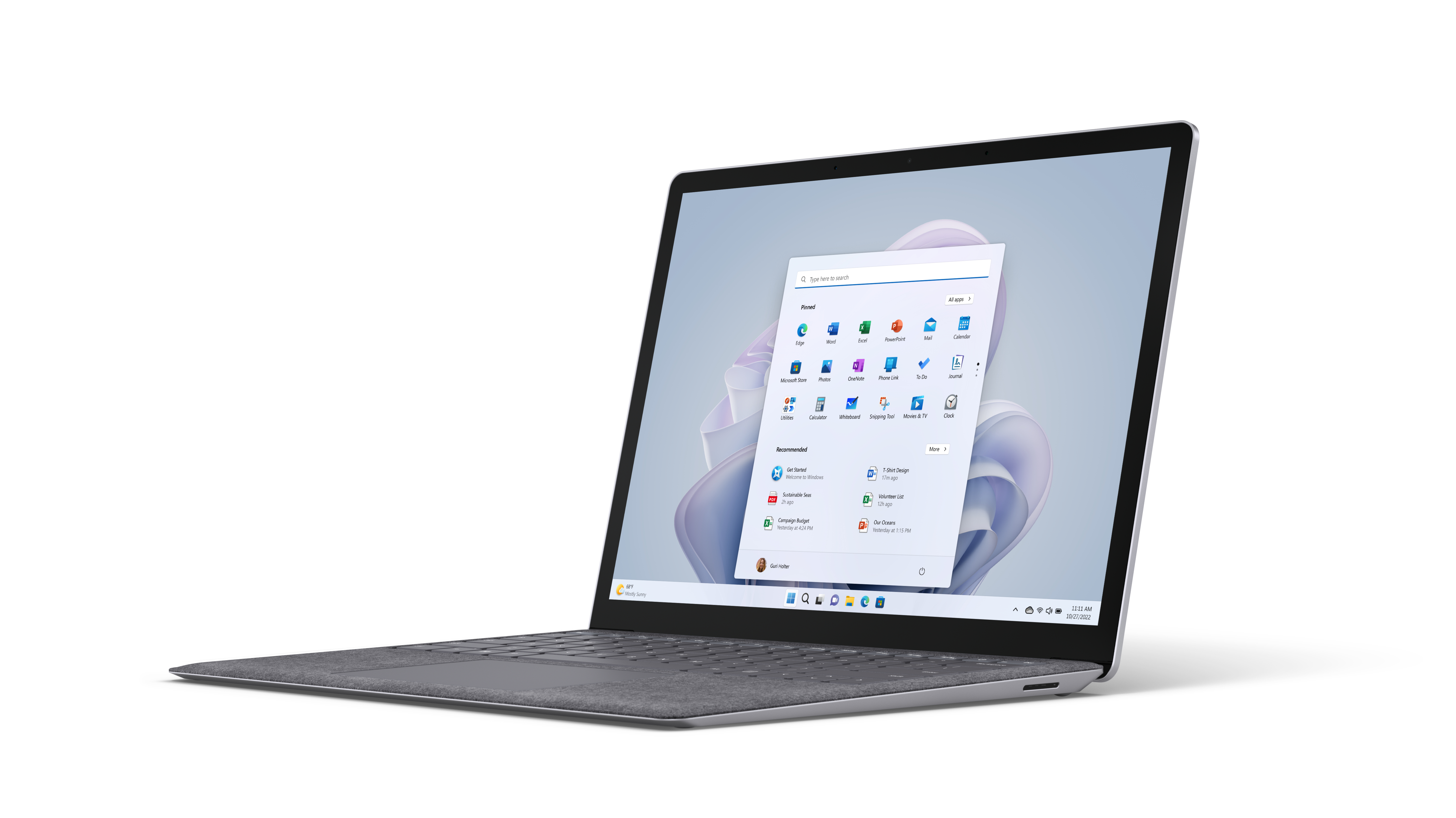Microsoft Surface Laptop 5 f.Business Platinum, 13,5"Touch, Core i5-1245U, 16GB RAM, 256GB SSD, W11P