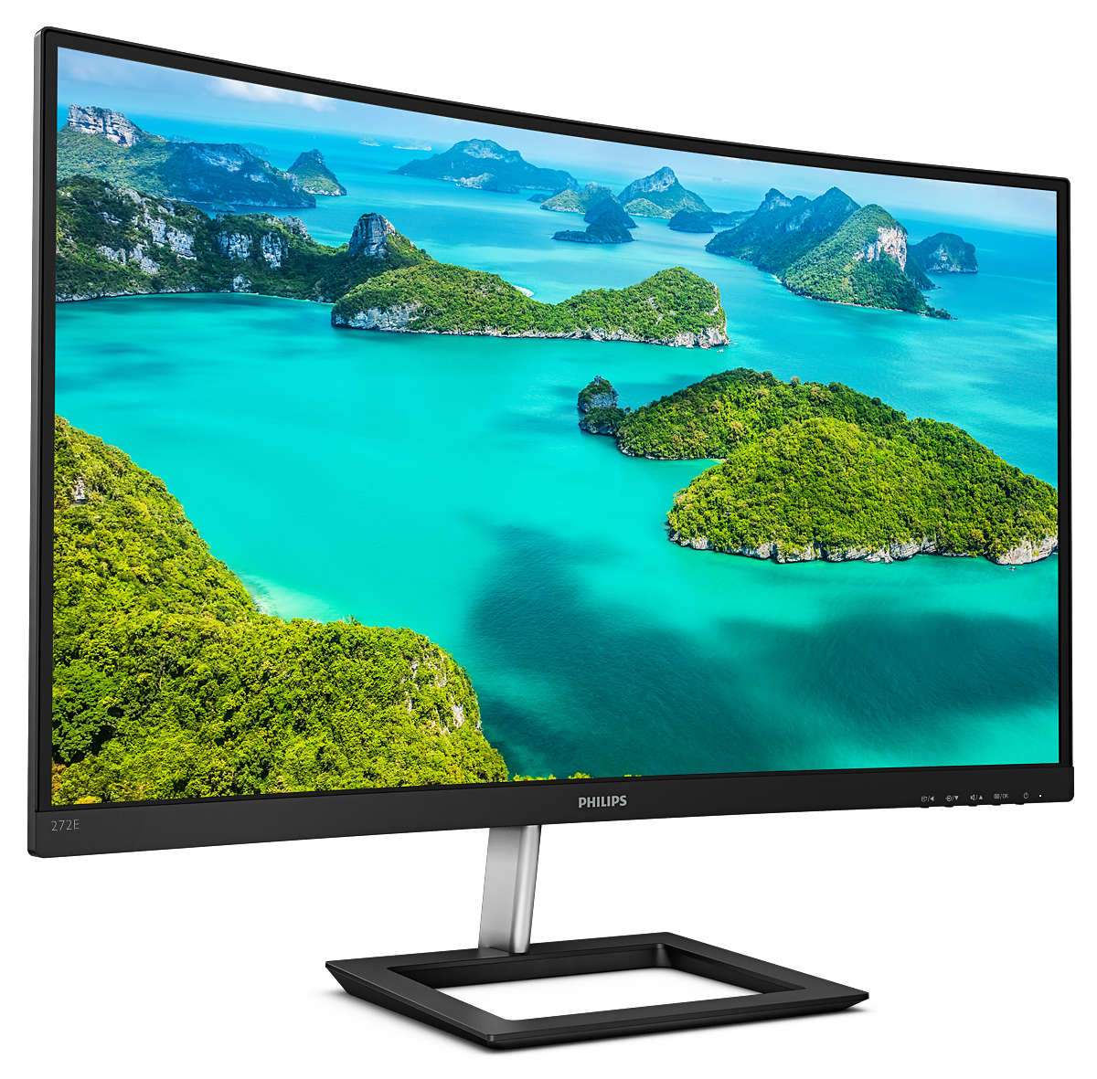Philips E-line 272E1CA Curved-Monitor 68.6cm (27") Full HD, VA, 4ms, HDMI, Displayport