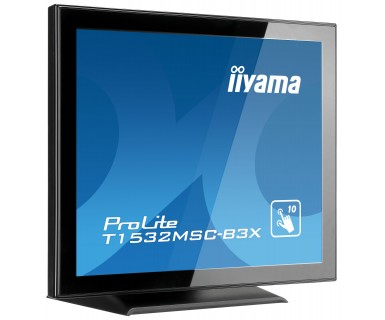 Iiyama ProLite T1532MSC-B3X, 38,1 cm (15"), 1024 x 768 Pixel, LED, 8 ms, Schwarz