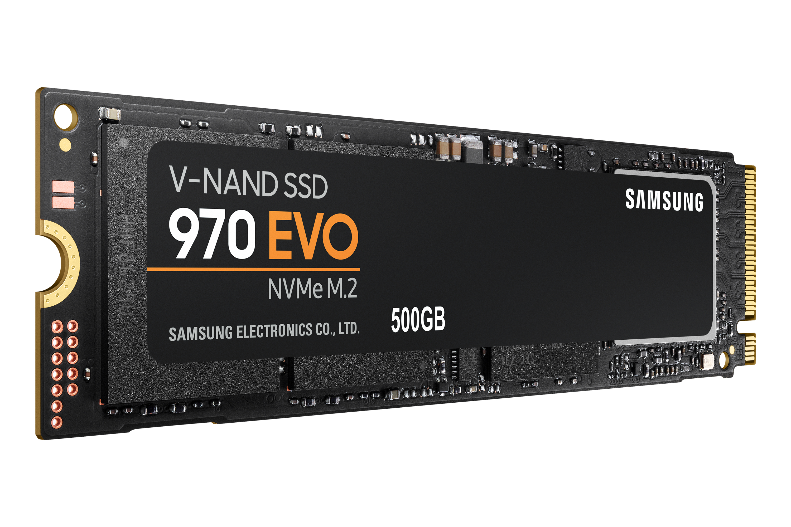 Samsung 970 EVO MZ-V7E500BW - SSD - verschlüsselt - 500 GB - intern - M.2 2280 - PCIe 3.0 x4 (NVMe)