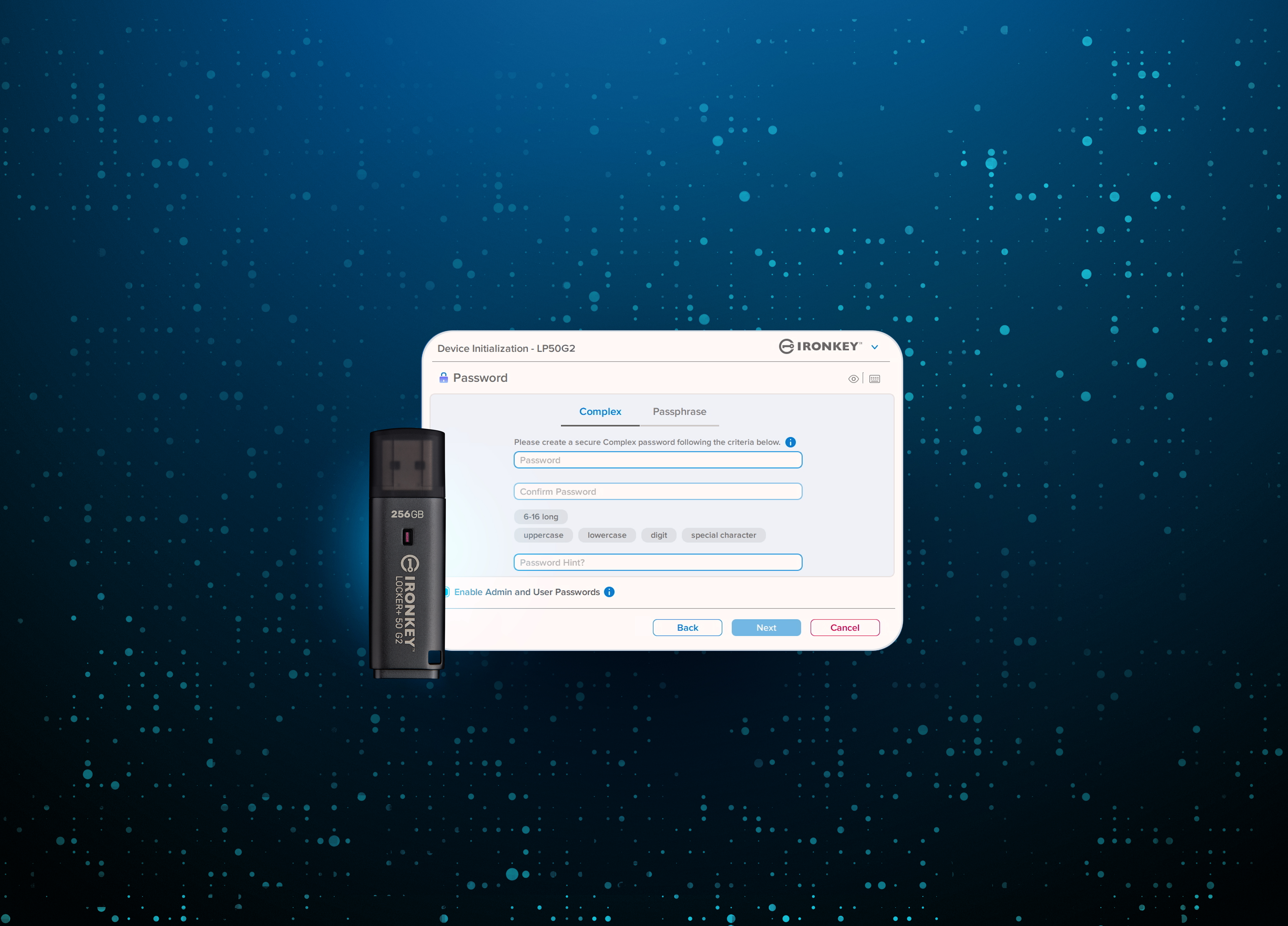 Kingston IronKey Locker+ 50 G2 - USB-Flash-Laufwerk