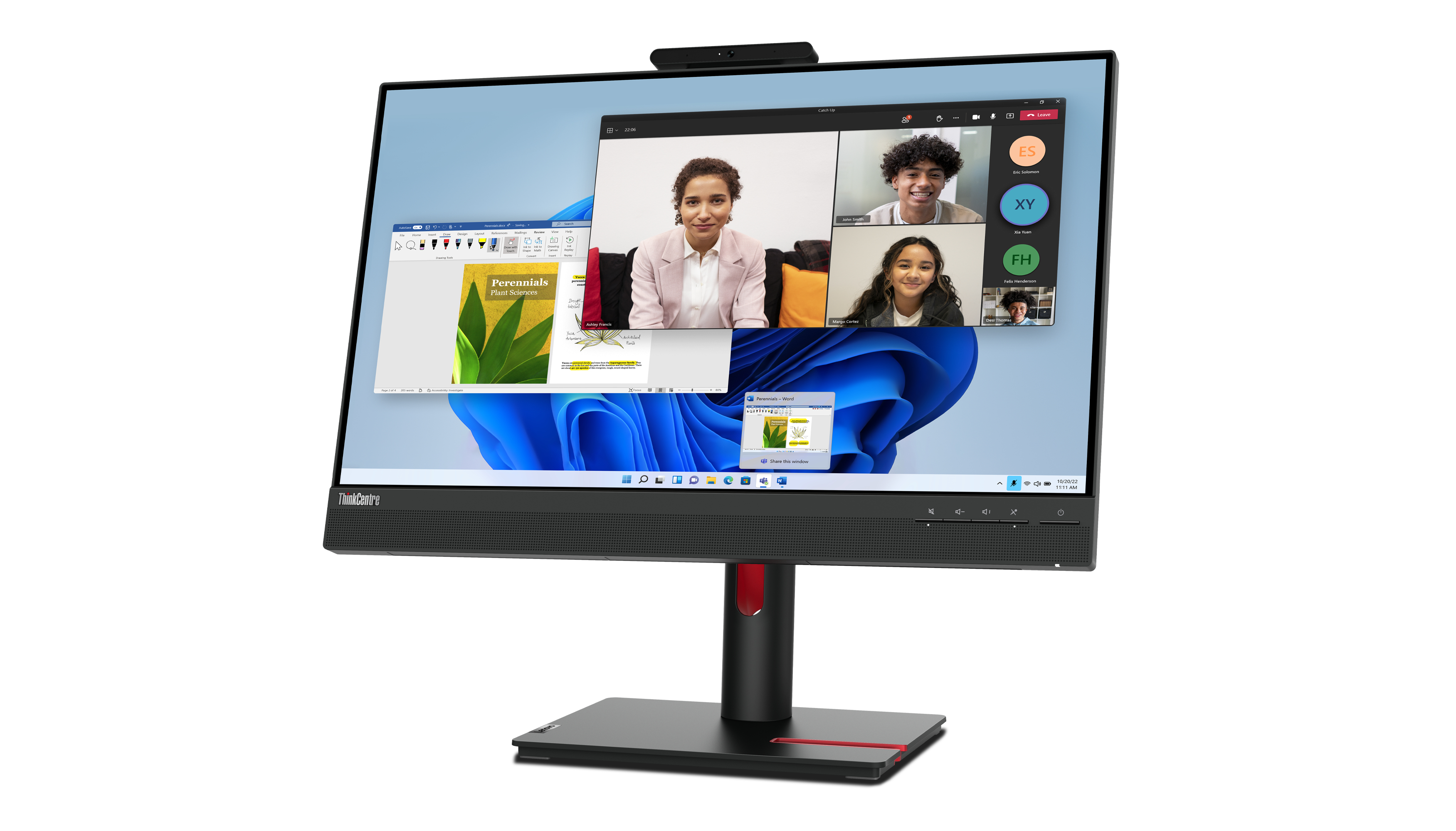 Lenovo ThinkCentre Tiny-in-One 24 Gen 5 Monitor 61 cm (24"), Full HD, IPS, 4ms, HDMI, Displayport