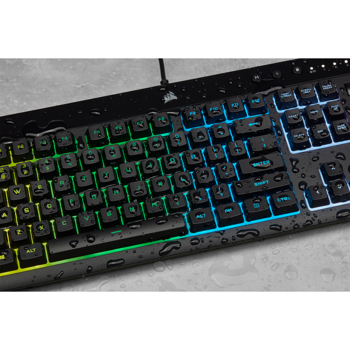 Corsair Gaming K55 RGB PRO Tastatur, USB, QWERTZ, IP42