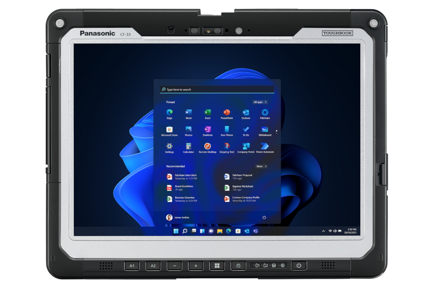Panasonic Toughbook CF-33 - Robust - Tablet - Intel Core i5 1245U / 1.6 GHz - Win 11 Pro - Intel Iri