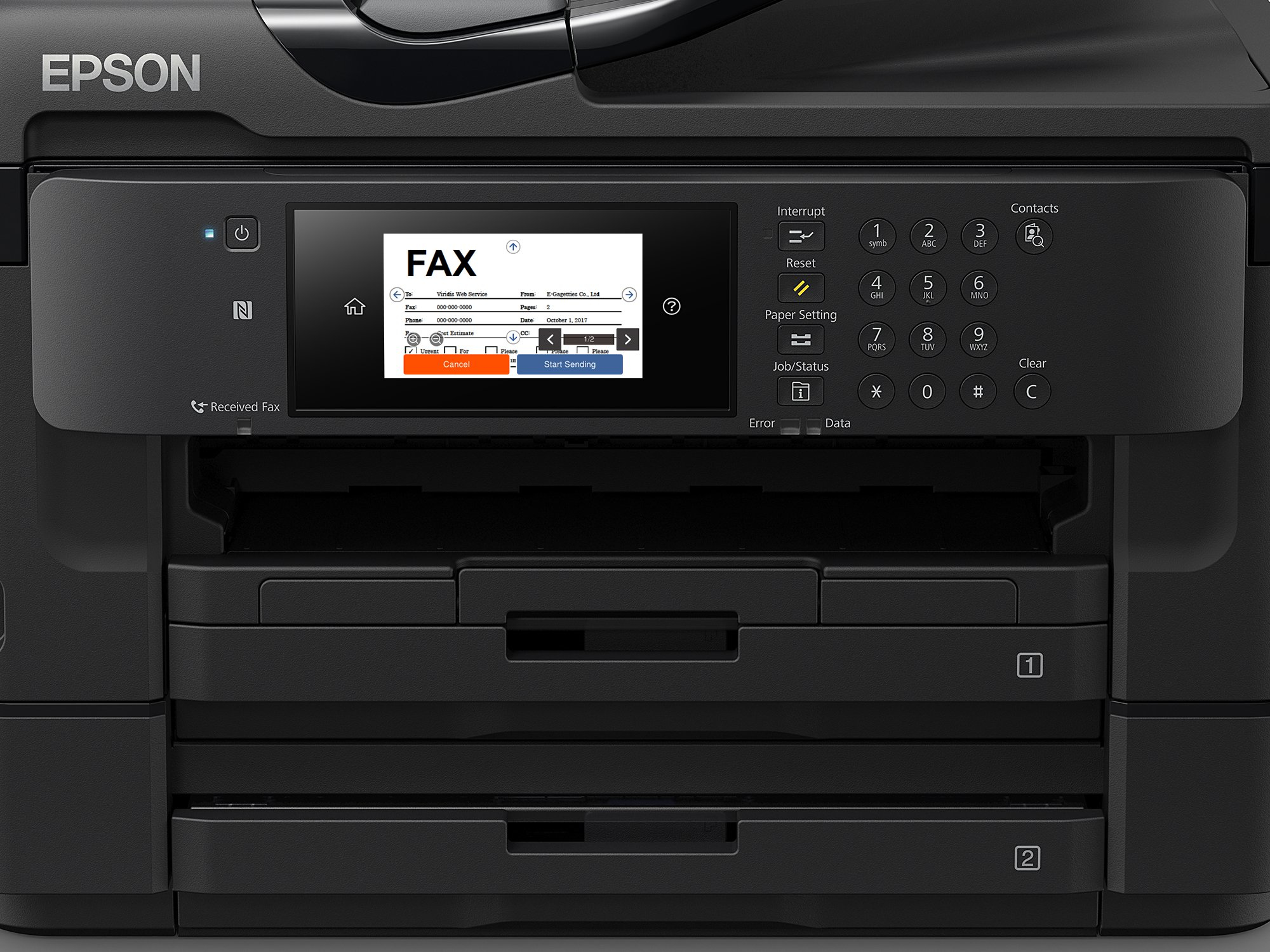 Epson WorkForce WF-7720DTWF - Multifunktionsdrucker - Farbe - Tintenstrahl - A3 (Medien)