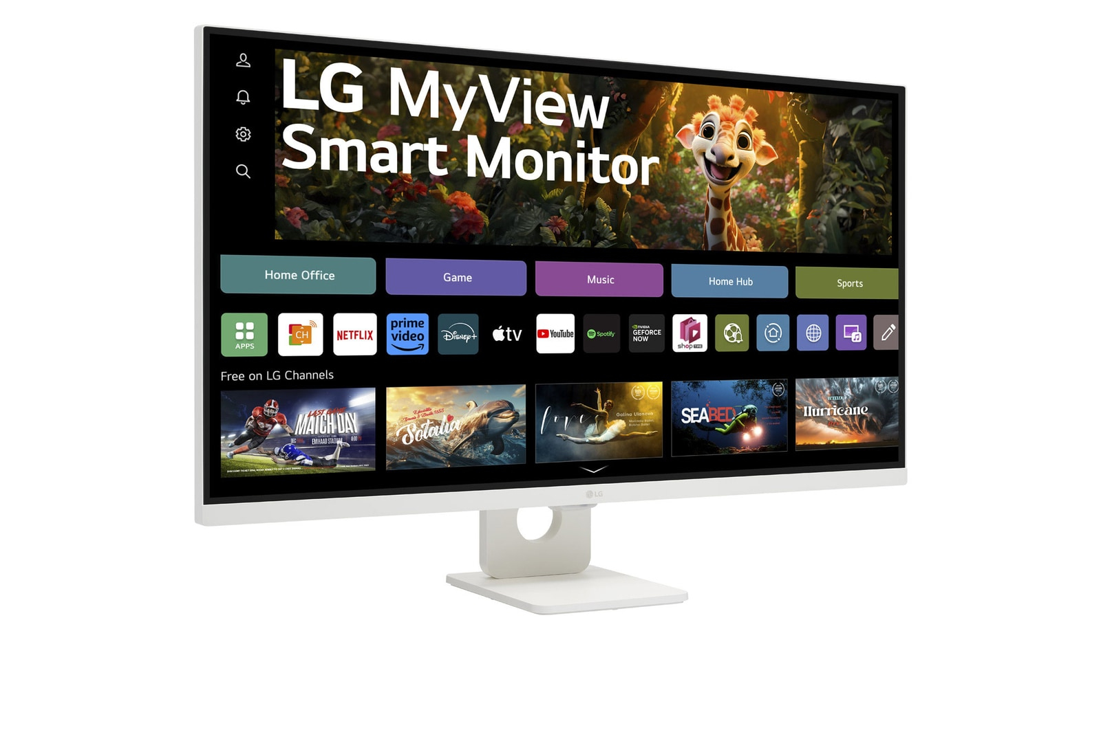 LG MyView 32SR73U-W - LED-Monitor - Smart - 81.3 cm (32")