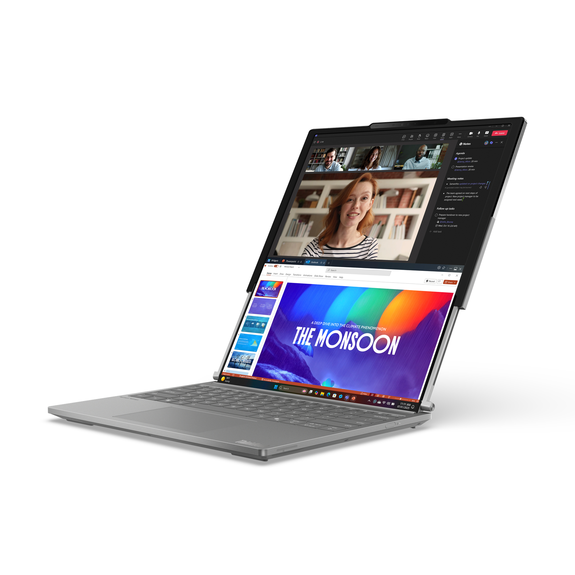 Lenovo ThinkBook Plus G6 Rollable - 14" bis 16,7", Core Ultra 7 258V, 32GB, 1TB SSD, Win11 Pro