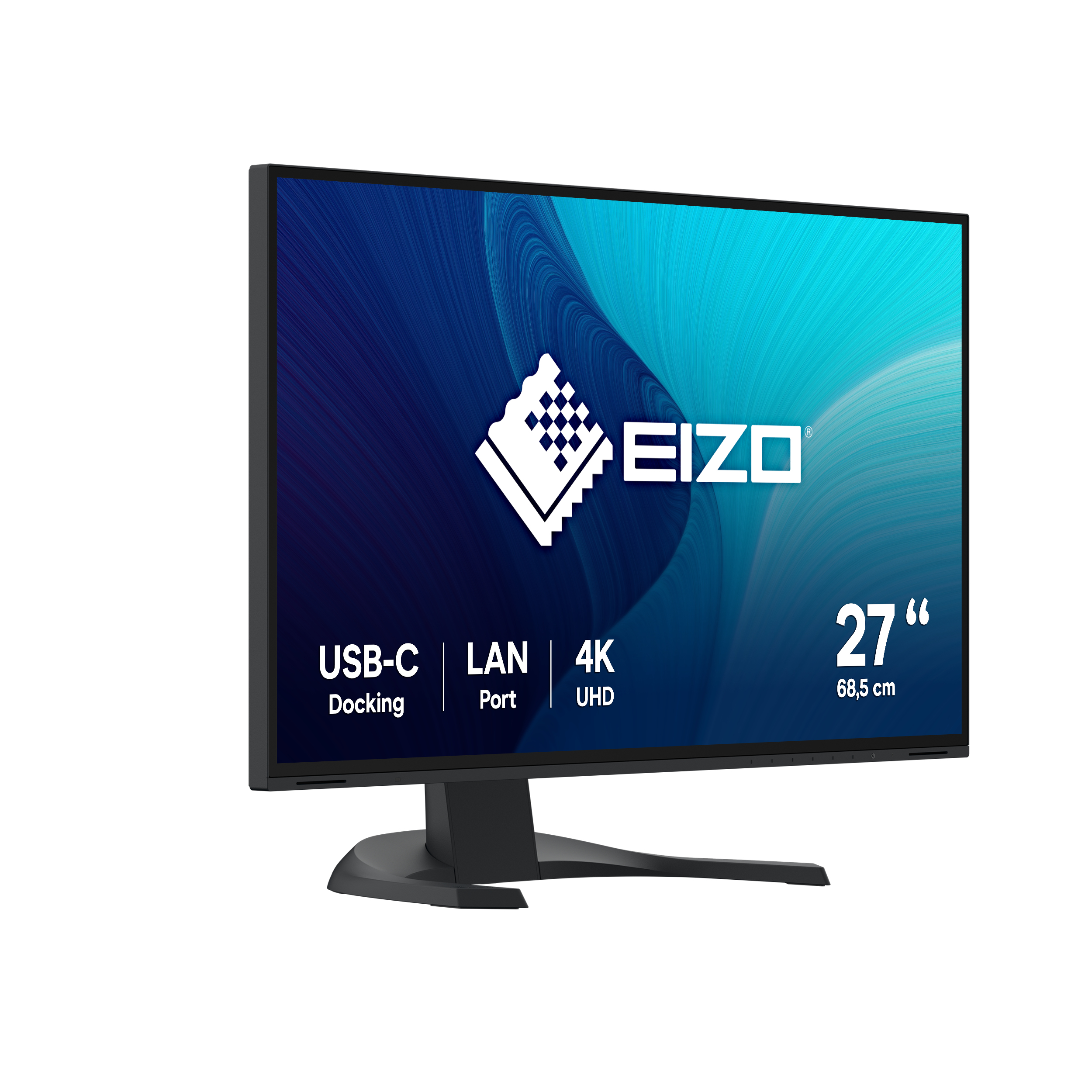 EIZO FlexScan EV2740X Monitor 68.5cm (27") 4K UHD, IPS, 5ms, HDMI, Displayport, USB-C, Lautsprecher