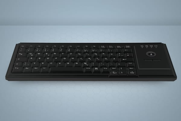 Cherry Active Key AK-4400-T, Volle Größe (100%), Kabelgebunden, USB, Scherenschalter, Schwarz