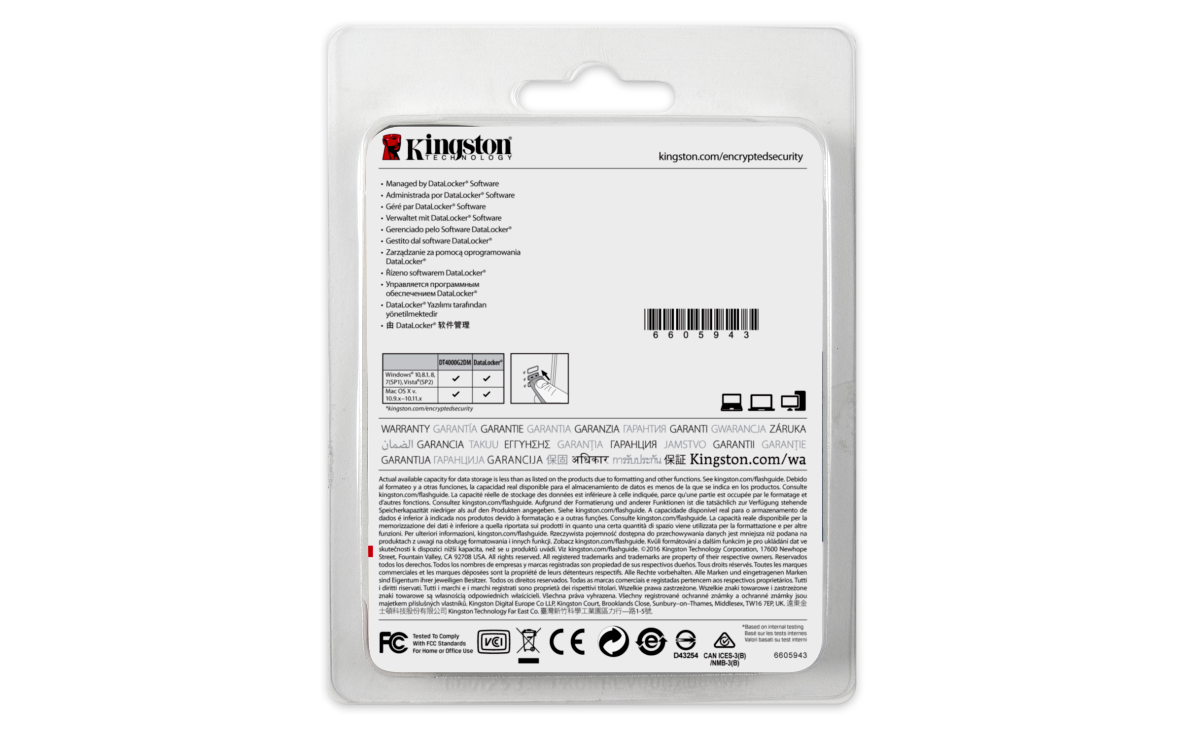 Kingston DataTraveler 4000 G2 Management Ready