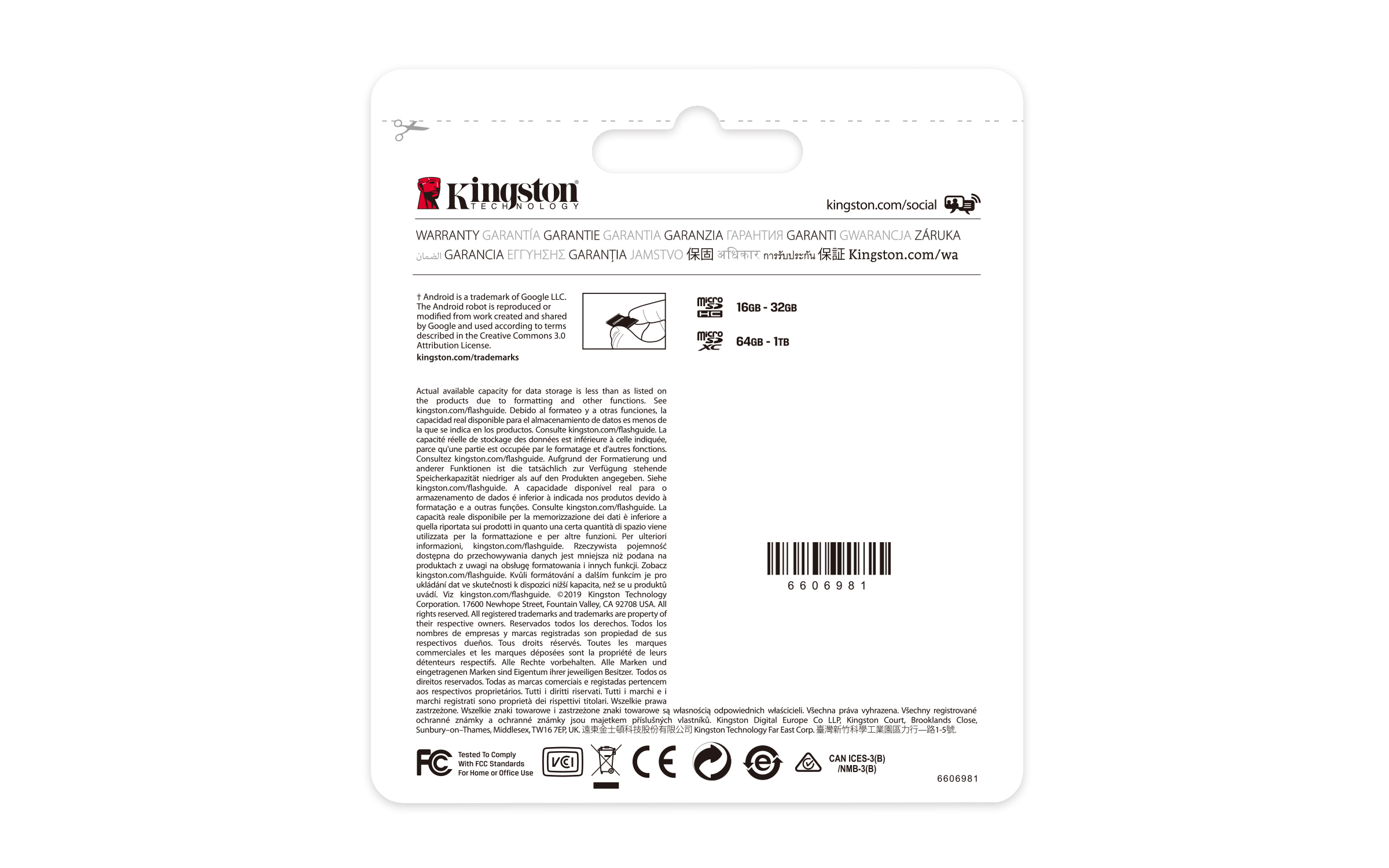 Kingston Canvas Select Plus - Flash-Speicherkarte (microSDXC-an-SD-Adapter inbegriffen)