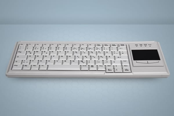 Cherry Active Key AK-4400, Volle Größe (100%), USB, Membran Key Switch, Weiß