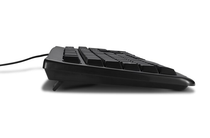 Kensington K64407PN, Volle Größe (100%), Kabelgebunden, USB, QWERTY, Schwarz