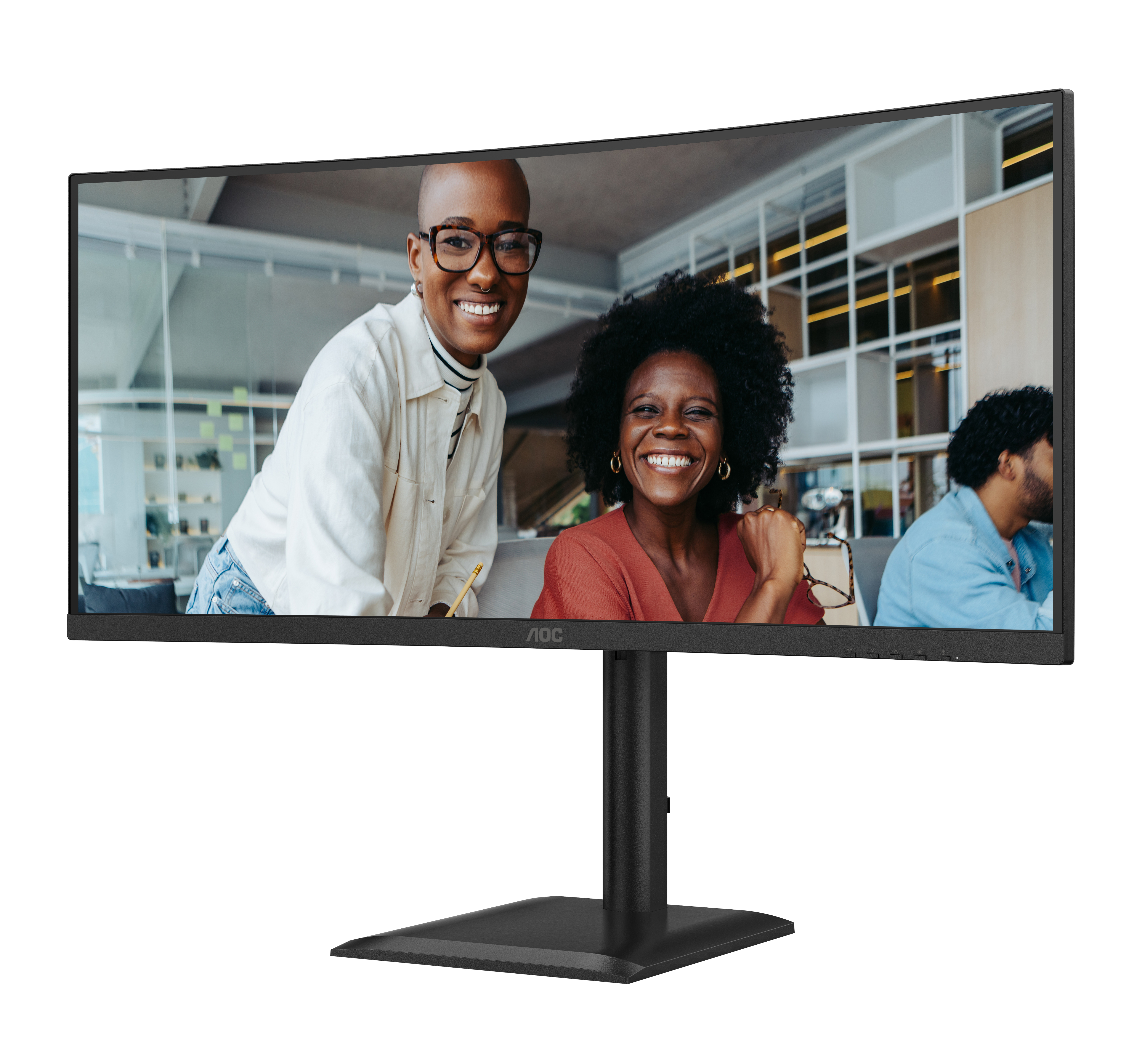 AOC CU34E4CV Curved-Monitor 86.36cm (34") UWQHD, VA, 4ms, HDMI, Displayport, USB