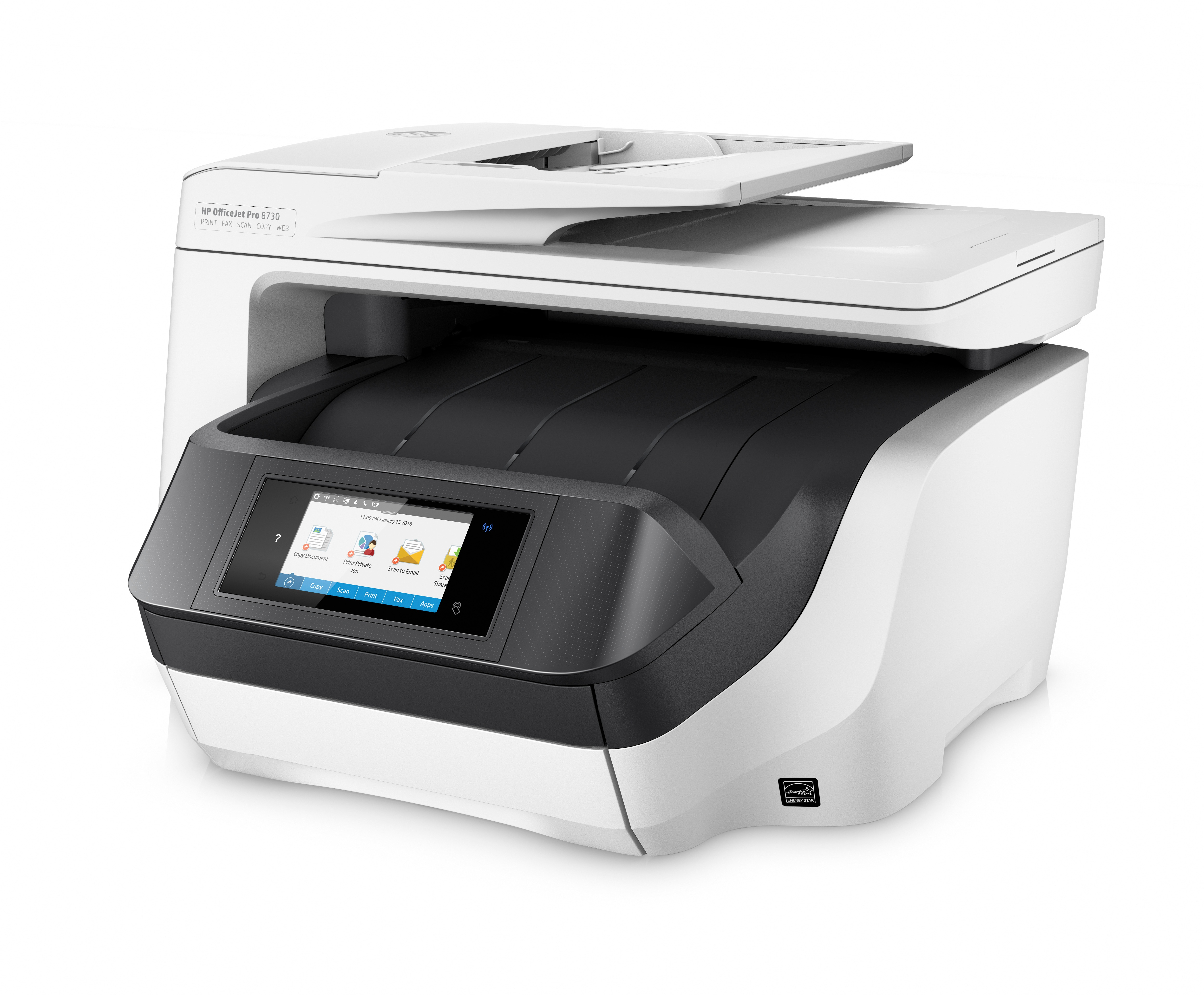HP Officejet Pro 8730 All-in-One - Multifunktionsdrucker - Farbe - Tintenstrahl - Legal (216 x 356 m
