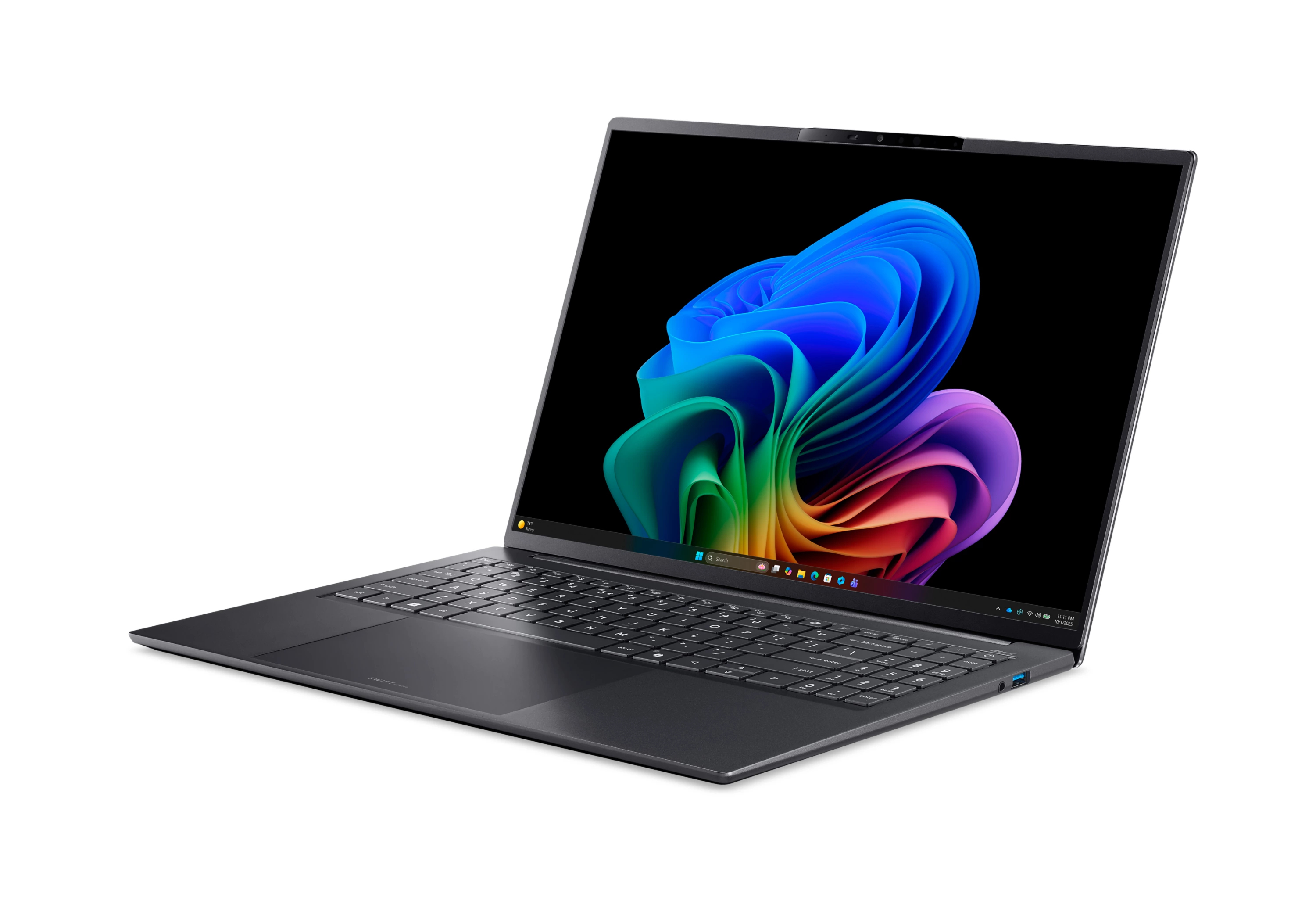 Acer Swift Go 16 AI SFG16-I71 - 180°-Scharnierdesign - Intel Core Ultra 9 386H / 2.1 GHz - Evo - Win