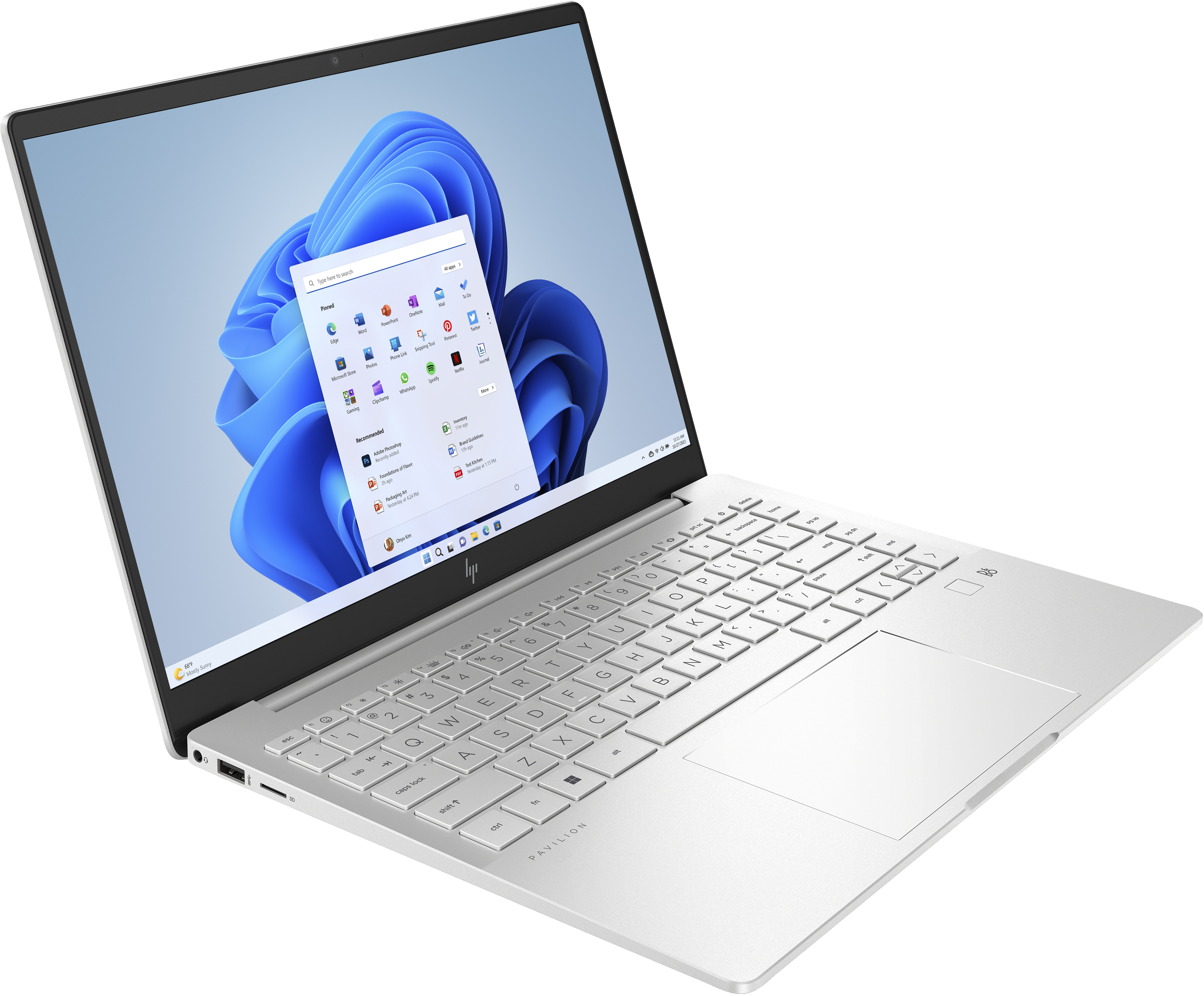 HP Pavilion Plus 14-eh1077ng, Intel® Core? i7, 35,6 cm (14"), 2880 x 1800 Pixel, 16 GB, 1 TB, Window
