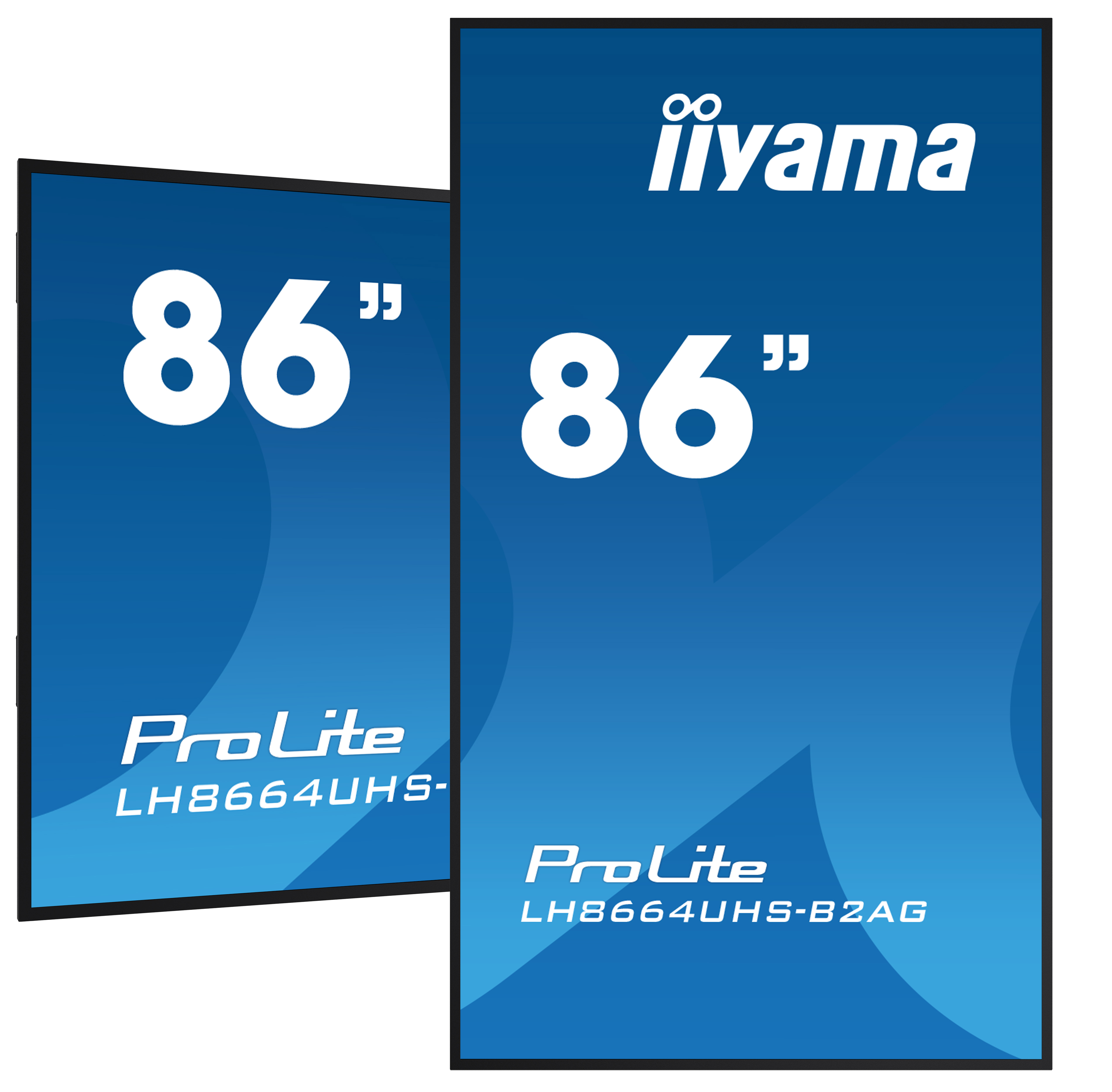 Iiyama LH8664UHS-B2AG, Digital Signage Flachbildschirm, 2,18 m (86"), 3840 x 2160 Pixel, WLAN, 24/7