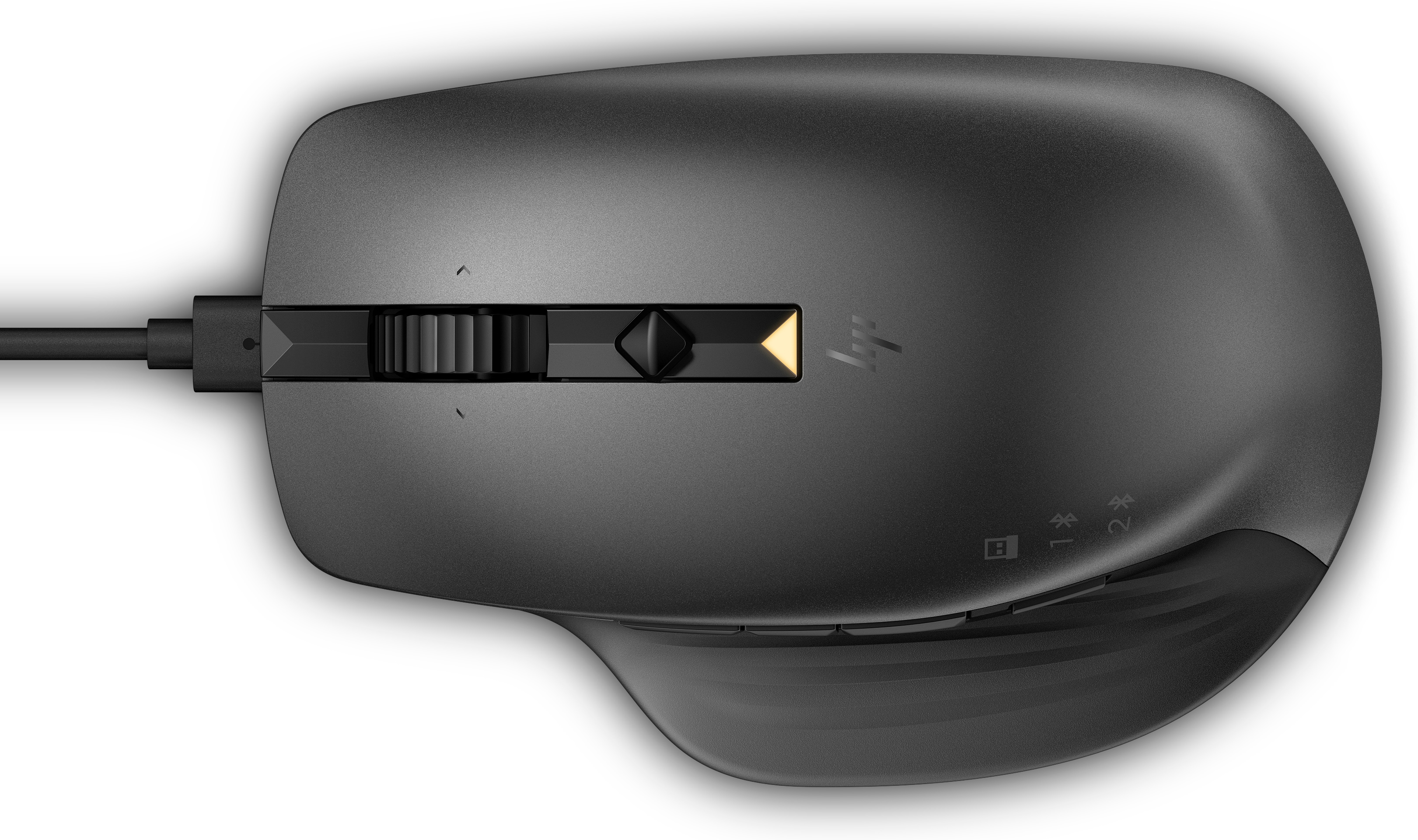 HP 935 Creator Wireless-Maus, Rechts, Track-on-glass (TOG), RF Wireless + Bluetooth, 1200 DPI, Schwa