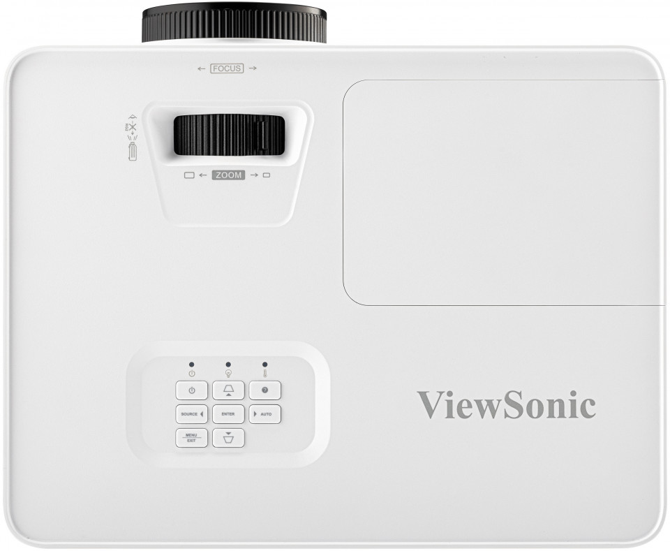ViewSonic PA700W, 4500 ANSI Lumen, WXGA (1280x800), 12500:1, 762 - 7620 mm (30 - 300"), 1 - 11,11 m,