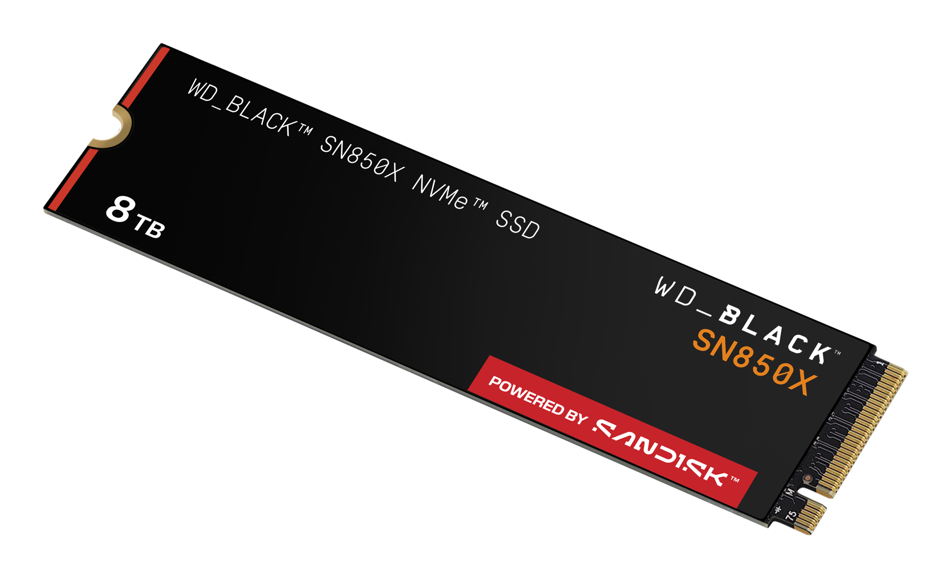 WD_BLACK SN850X WDS800T2X0E-00CDD0 - SSD - verschlüsselt - 8 TB - intern - M.2 2280 - PCIe 4.0 x4 (N
