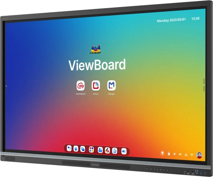 ViewSonic IFP6551 Display, 165,1 cm (65"), 1428,48 x 803,52 mm, 500 cd/m², 1,07 Milliarden Farben, 3