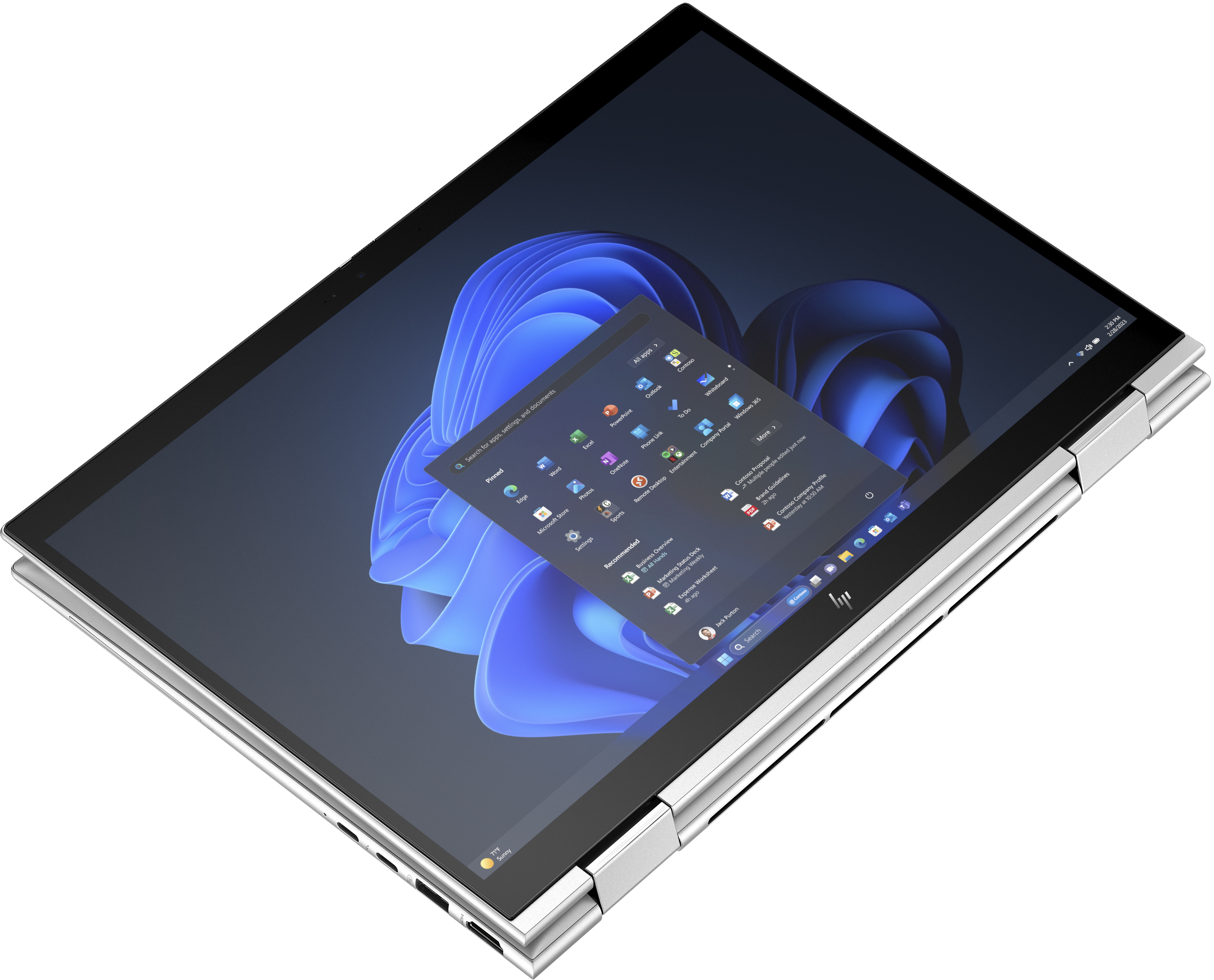 HP Elite x360 830 G11, 13,3" WUXGA Touch, Core Ultra 5 125U, 16GB RAM, 512GB SSD, Win11 Pro 9G0K2ET