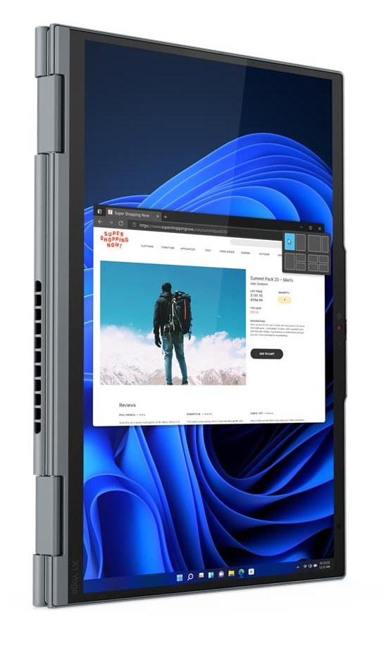 Lenovo ThinkPad X1 Yoga (7th Gen) - Flip-Design - Core i7 1270P - Win 11 Pro - Intel Iris Xe Grafik