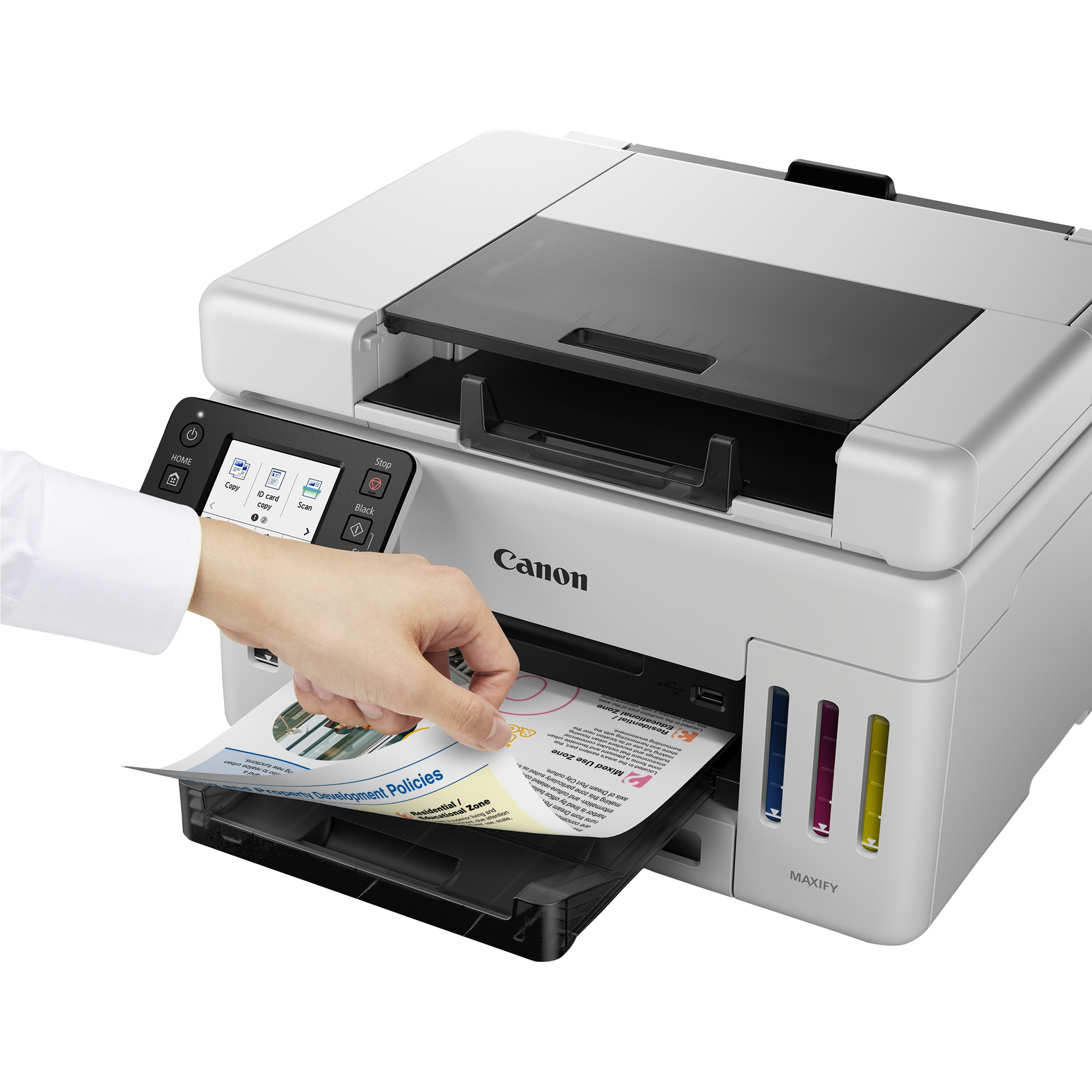 Canon MAXIFY GX6550 - Multifunktionsdrucker - Farbe - Tintenstrahl - wiederbefüllbar - A4 (210 x 297
