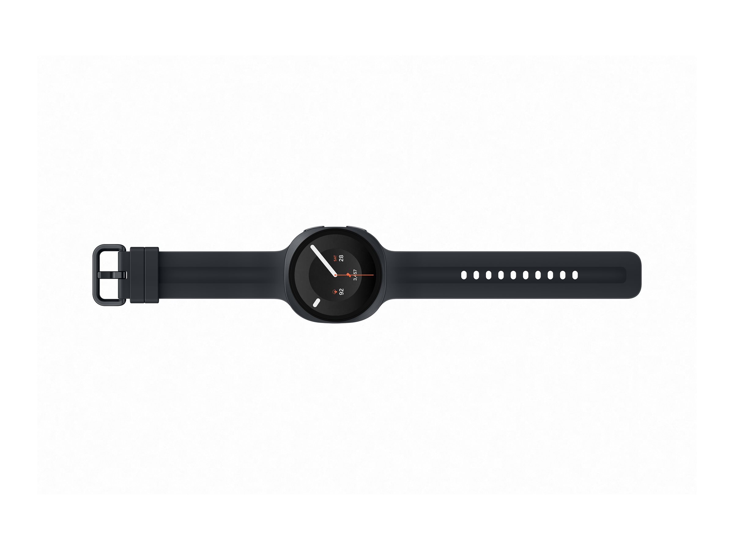 Samsung Galaxy Watch9 - 40 mm - Carbon-Schwarz - intelligente Uhr mit Sportband - schwarz - Bandgröß