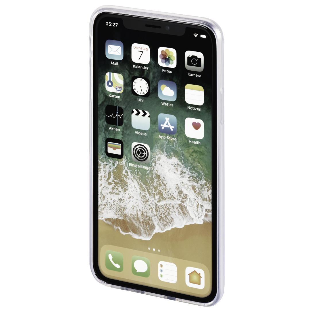 Hama Essential Line "Crystal Clear" - Hintere Abdeckung für Mobiltelefon - Thermoplastisches Polyure