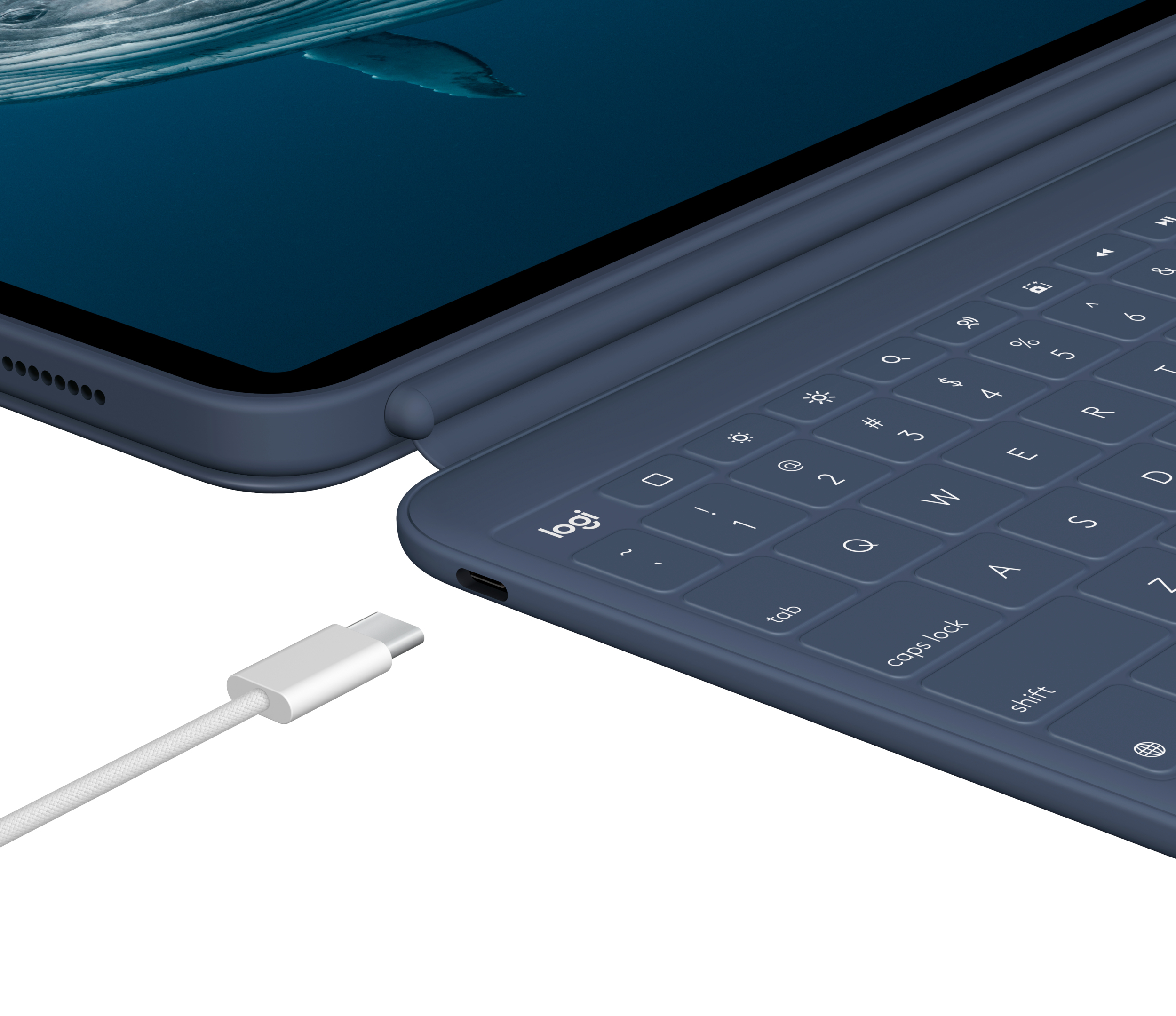 Logitech Rugged Combo 4c - Tastatur und Foliohülle